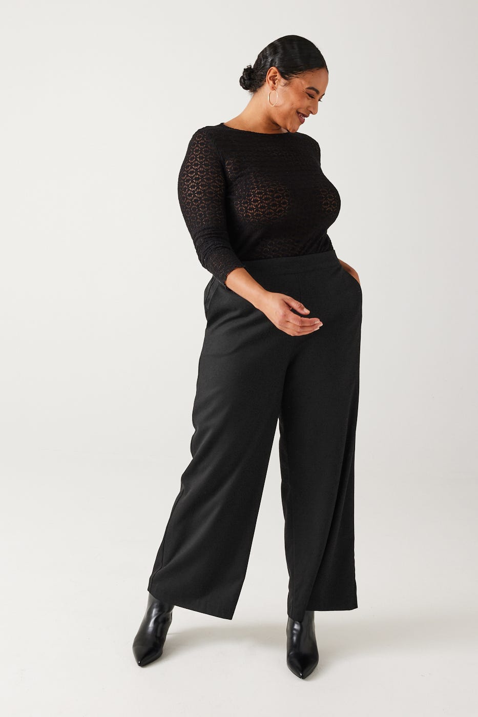 Flared High Waist-Hose