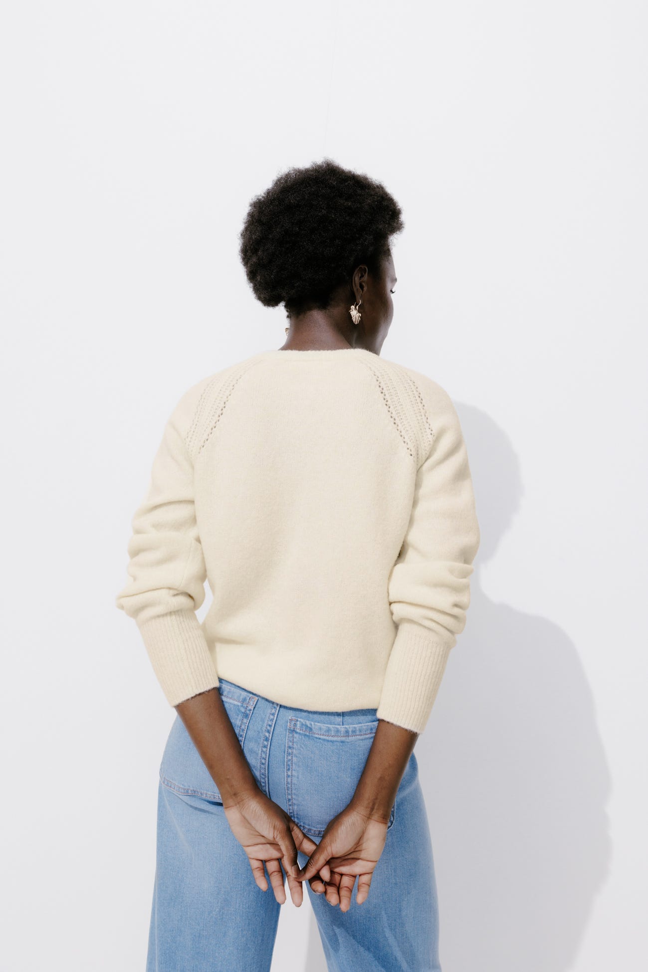 Morbido cardigan con bottoni