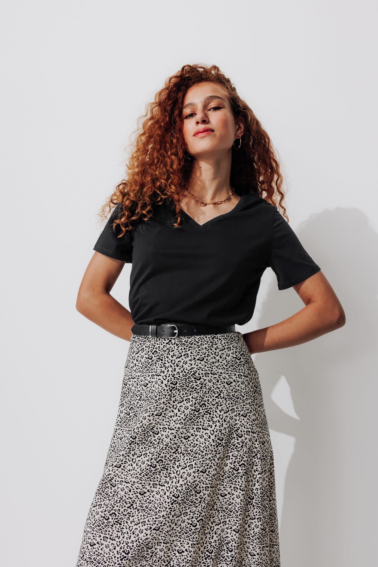 T-shirt col V éco-conçu