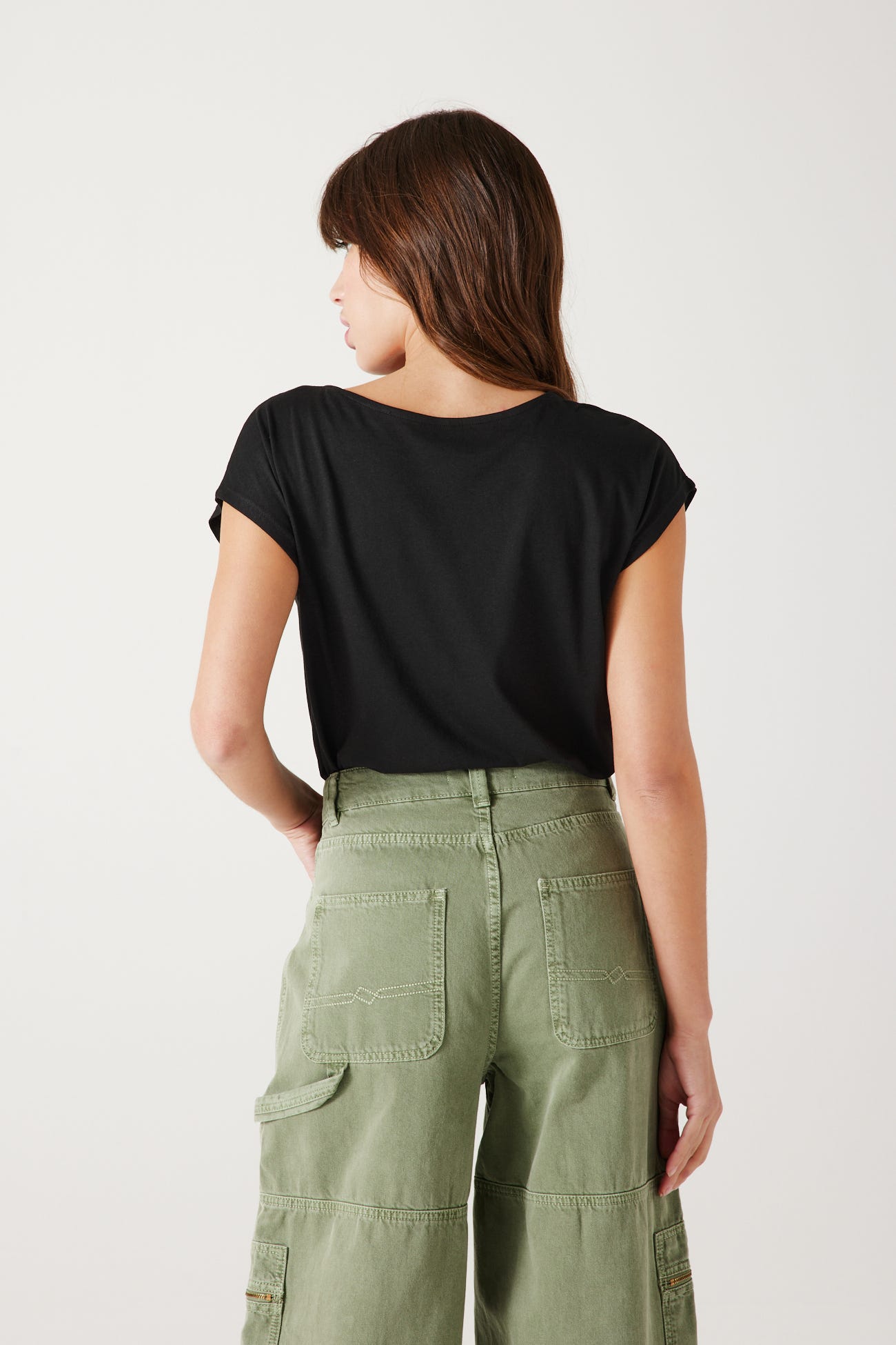 Lace detail t-shirt