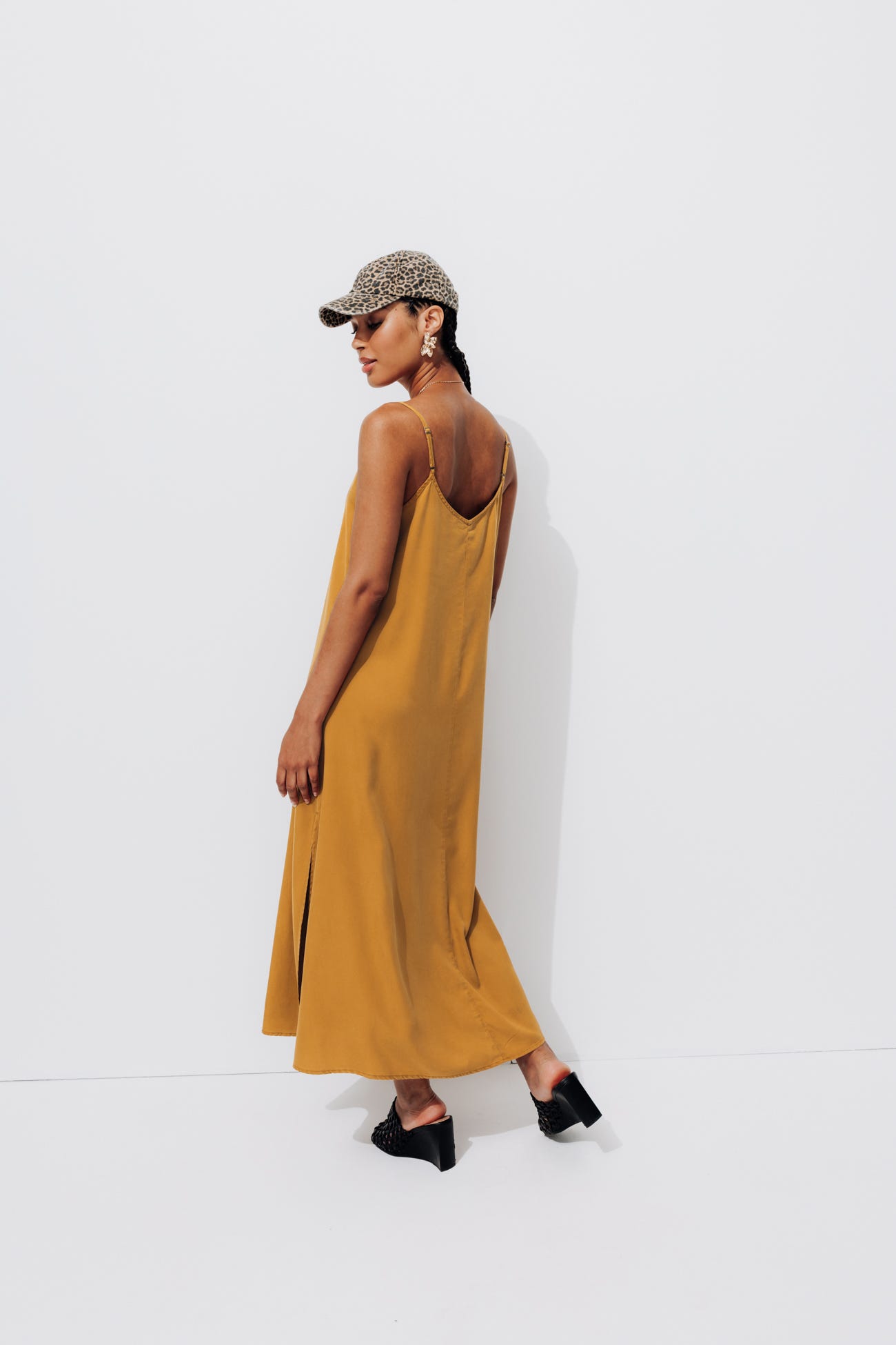 Robe longue à bretelles Femme