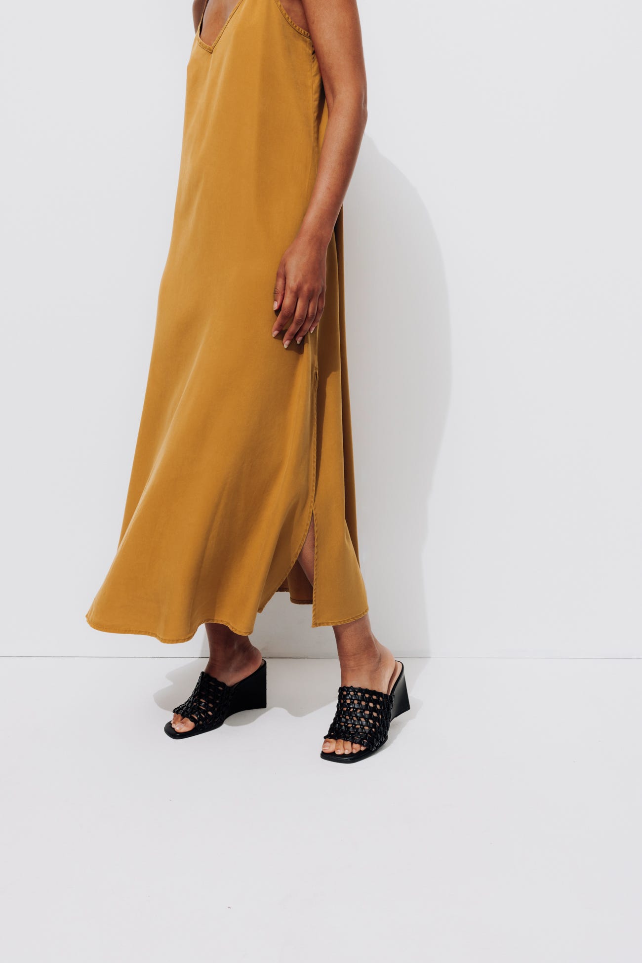 Robe longue à bretelles Femme