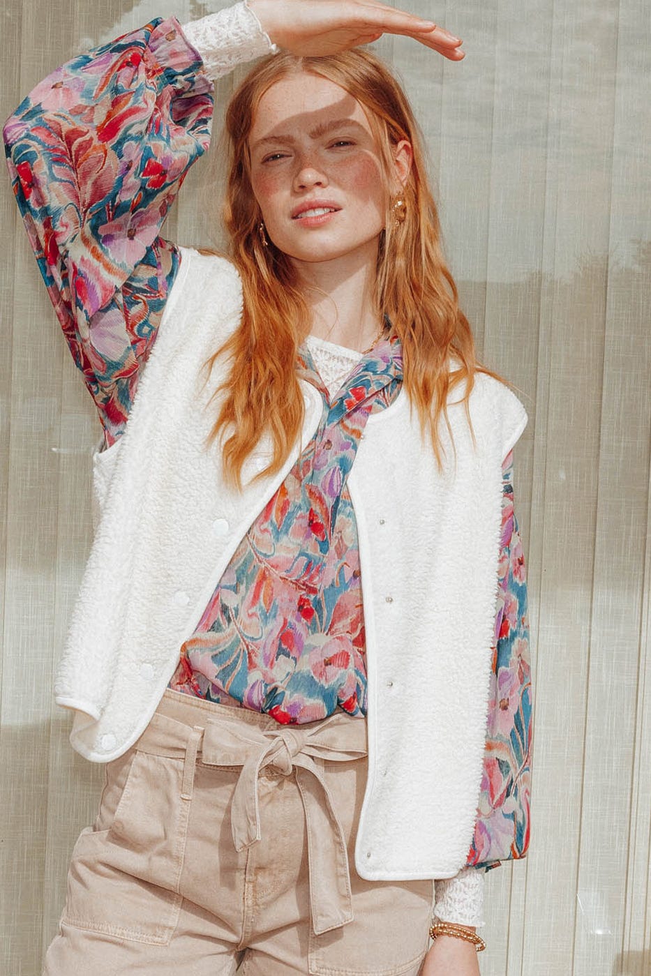 Veste réversible en polaire