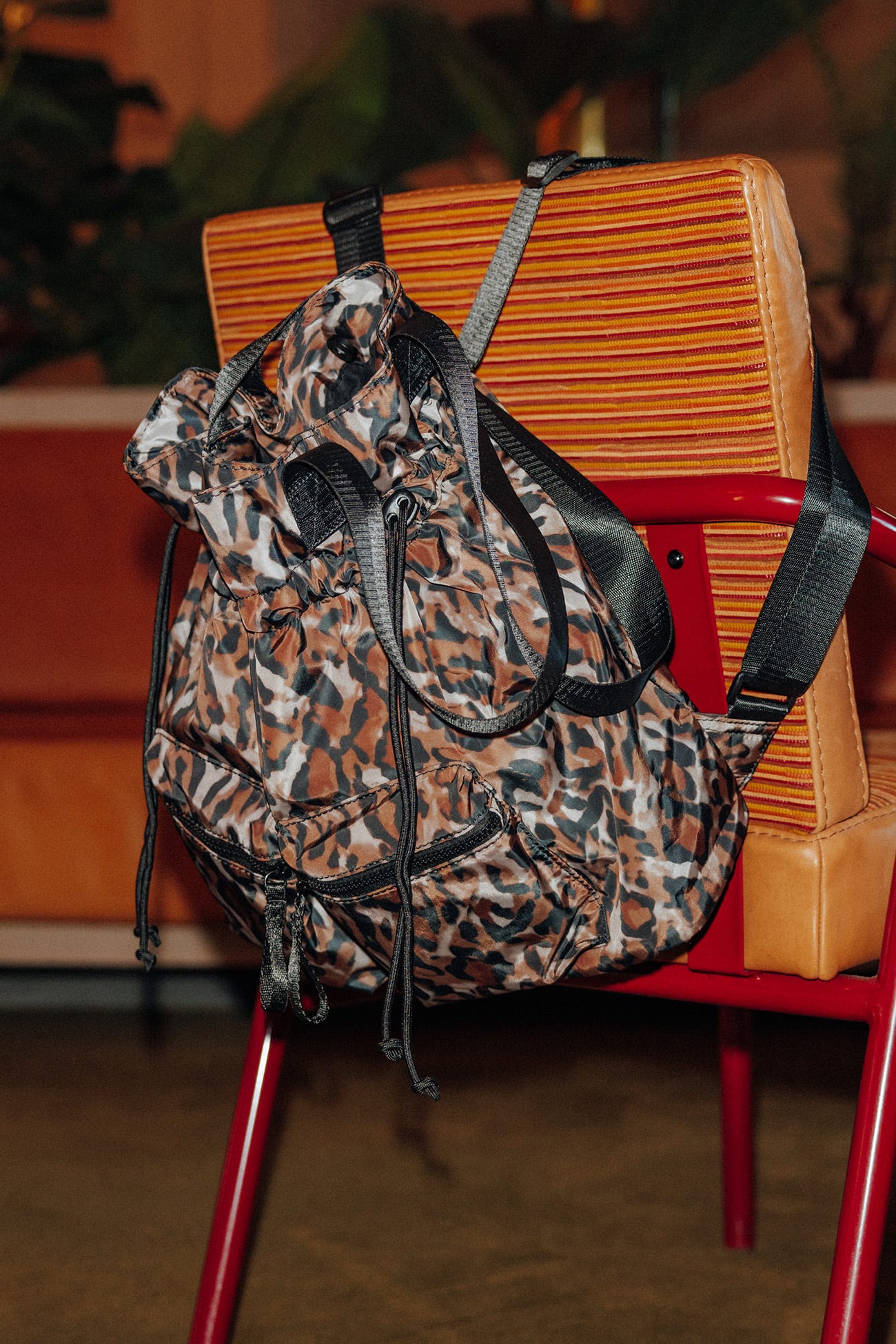 Sac déperlant léopard