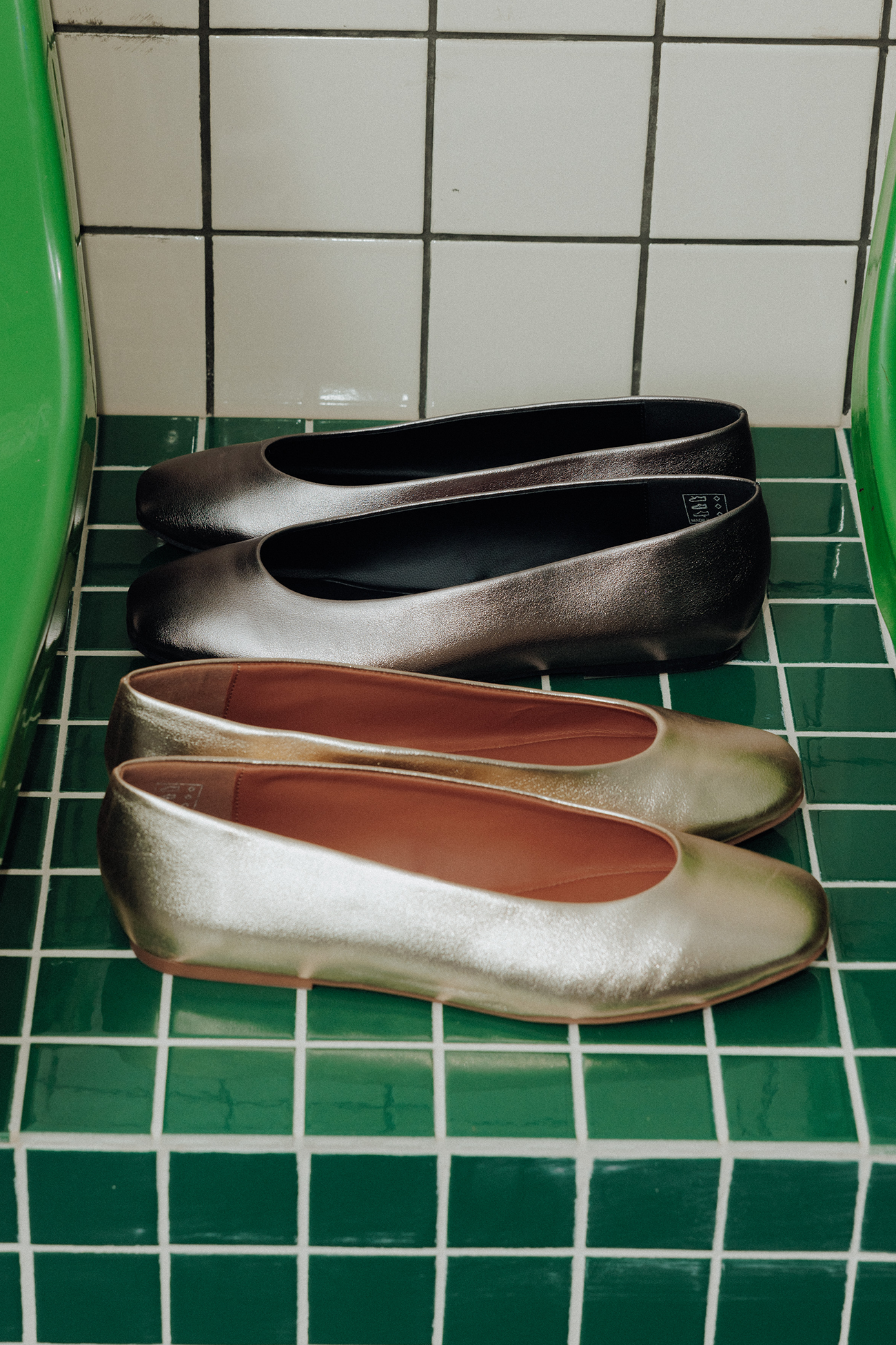 Ballerines couleur dorée Femme