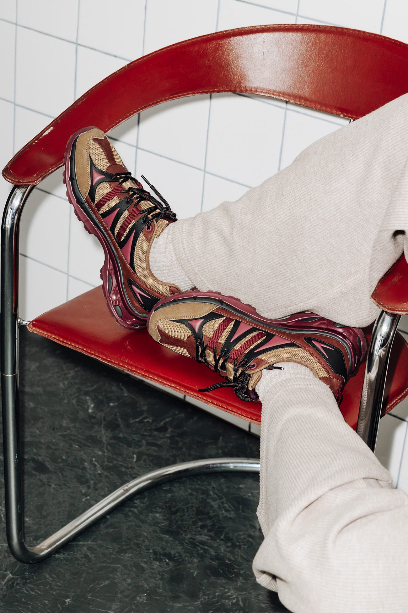 Baskets style outdoor Femme