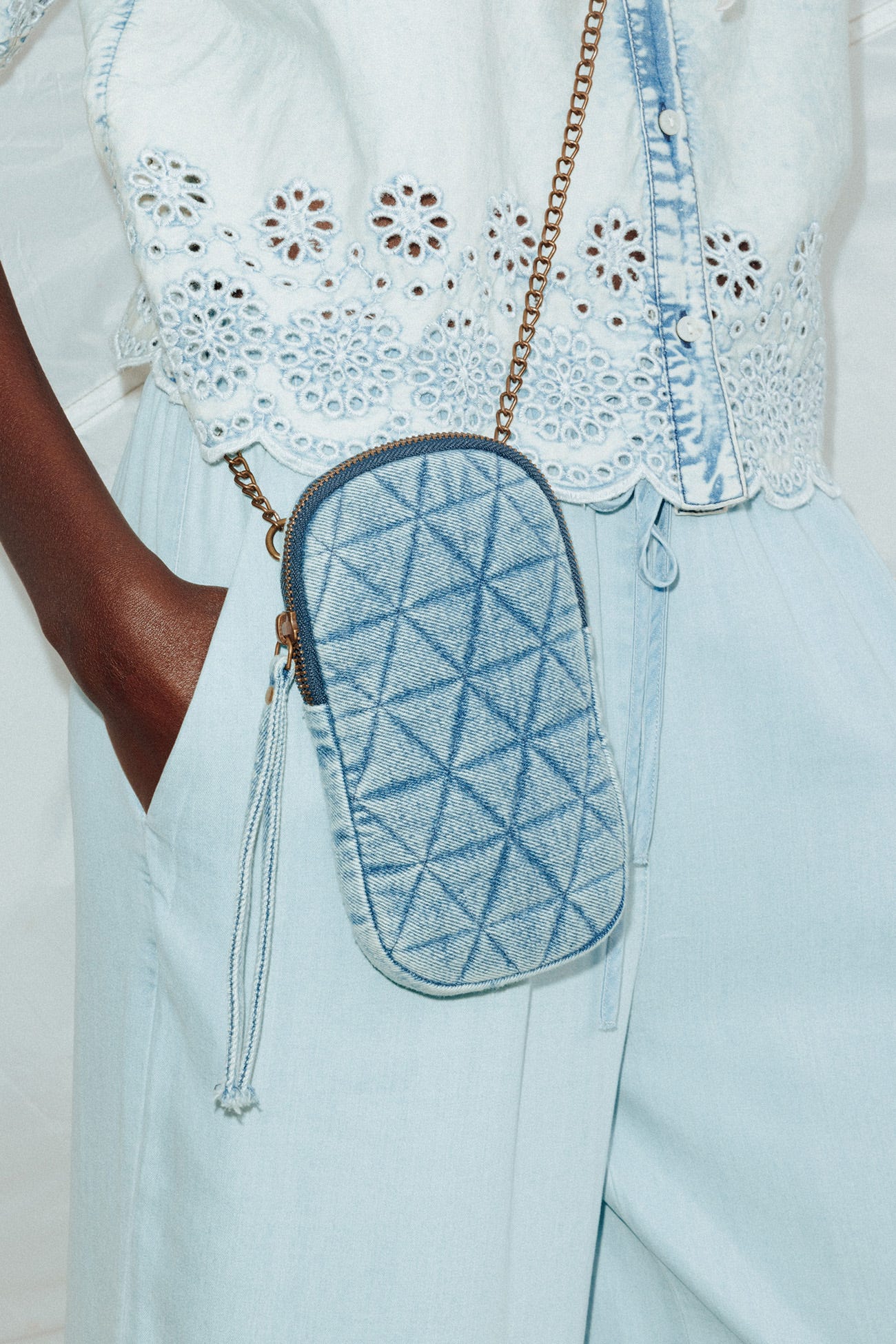 Bolsito smartphone vaquero