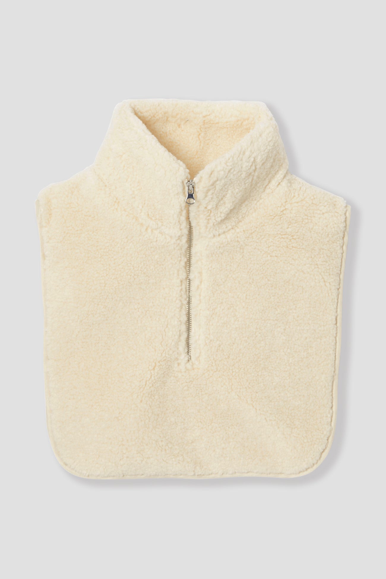 Fleece removable collar