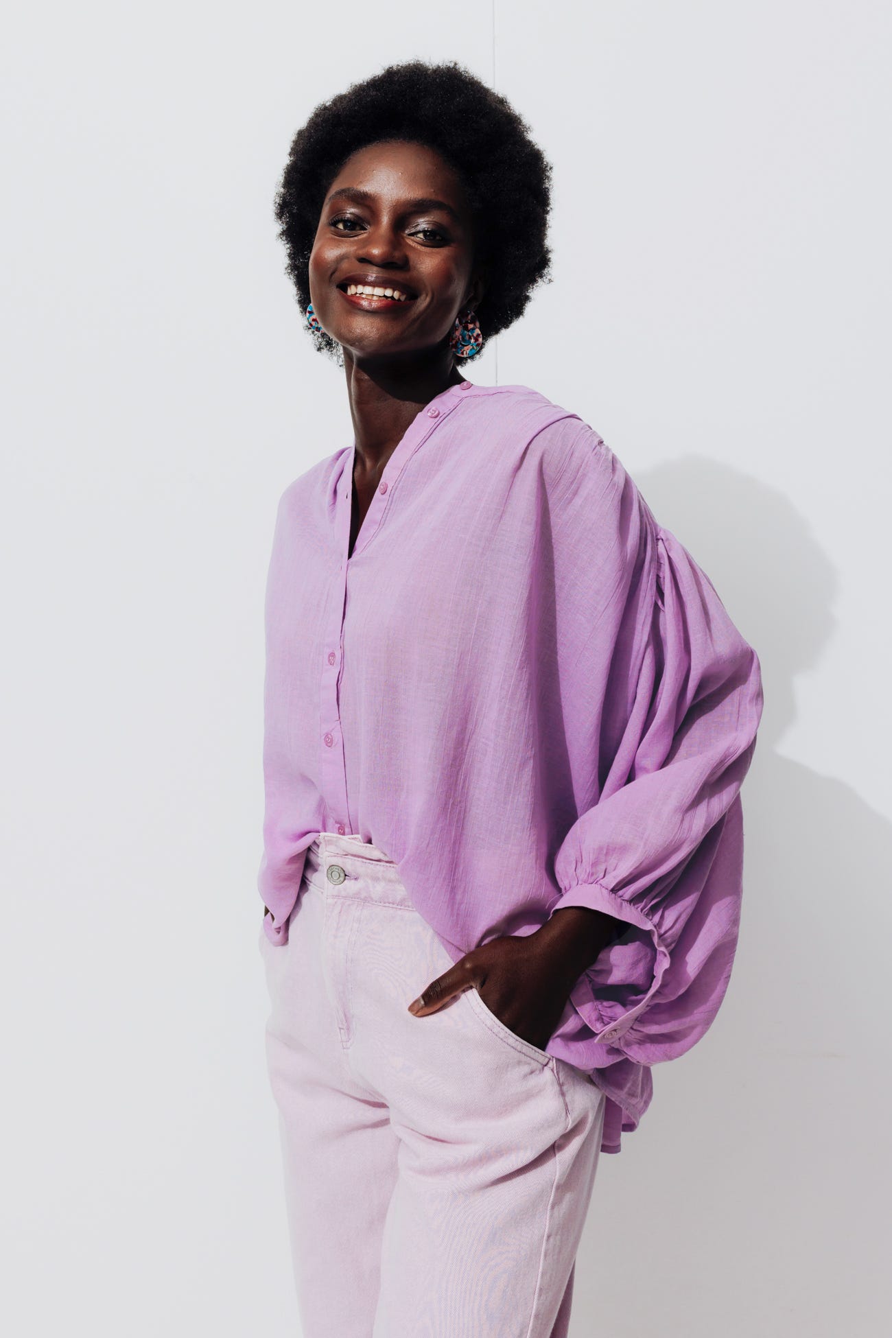 Chemise à manches ballon Femme