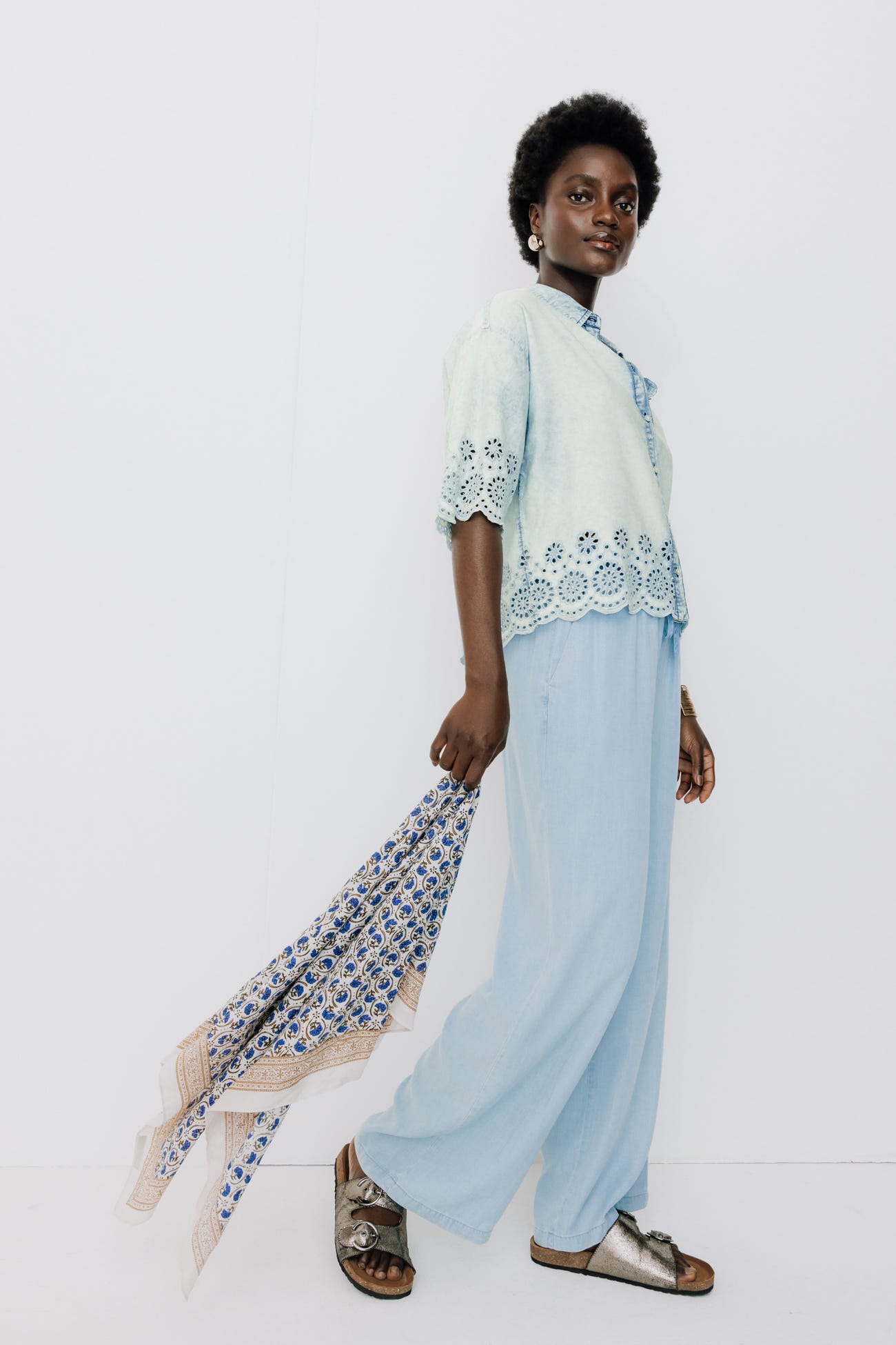 Camicetta ricamo inglese