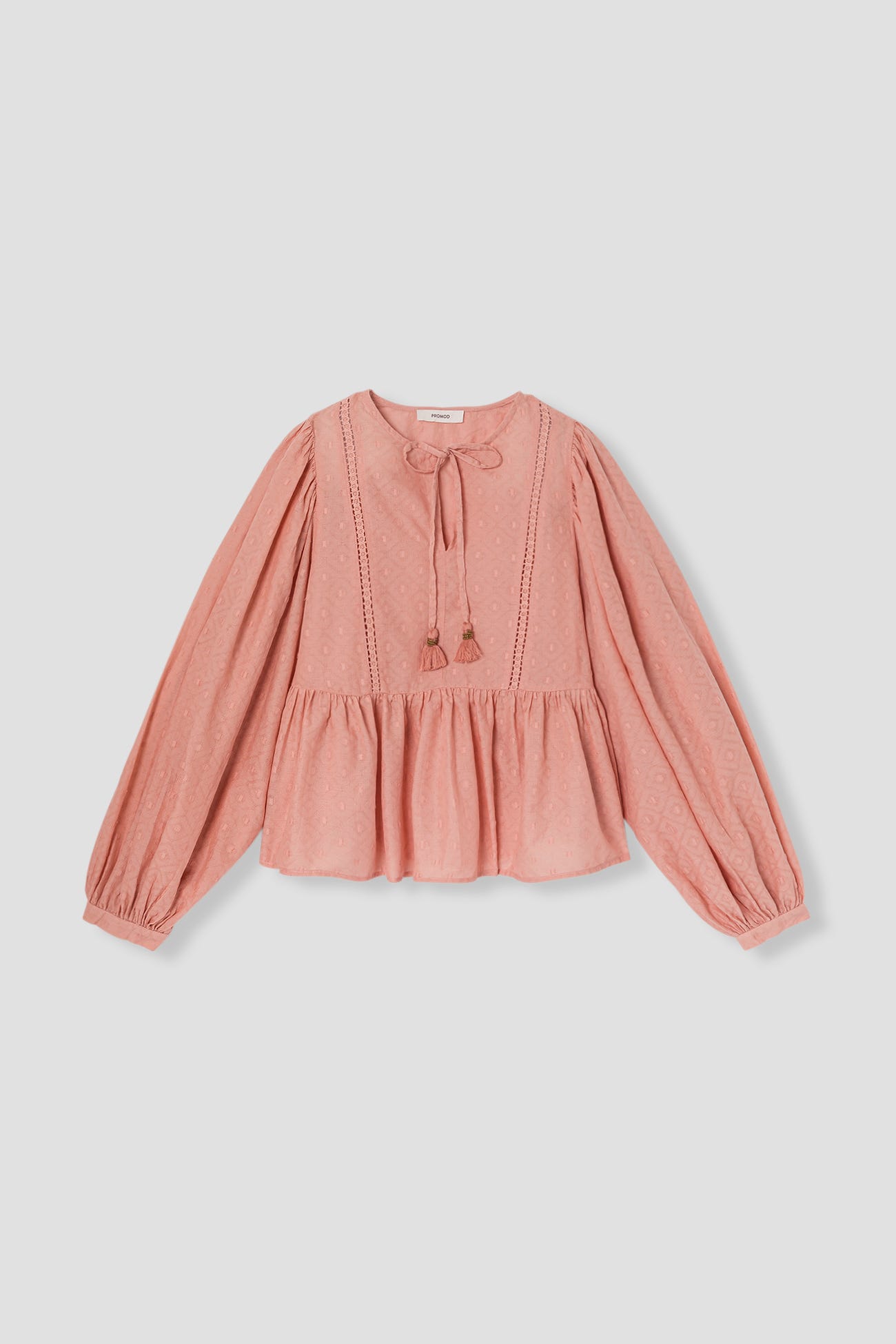 Bluse mit Ballonärmeln
