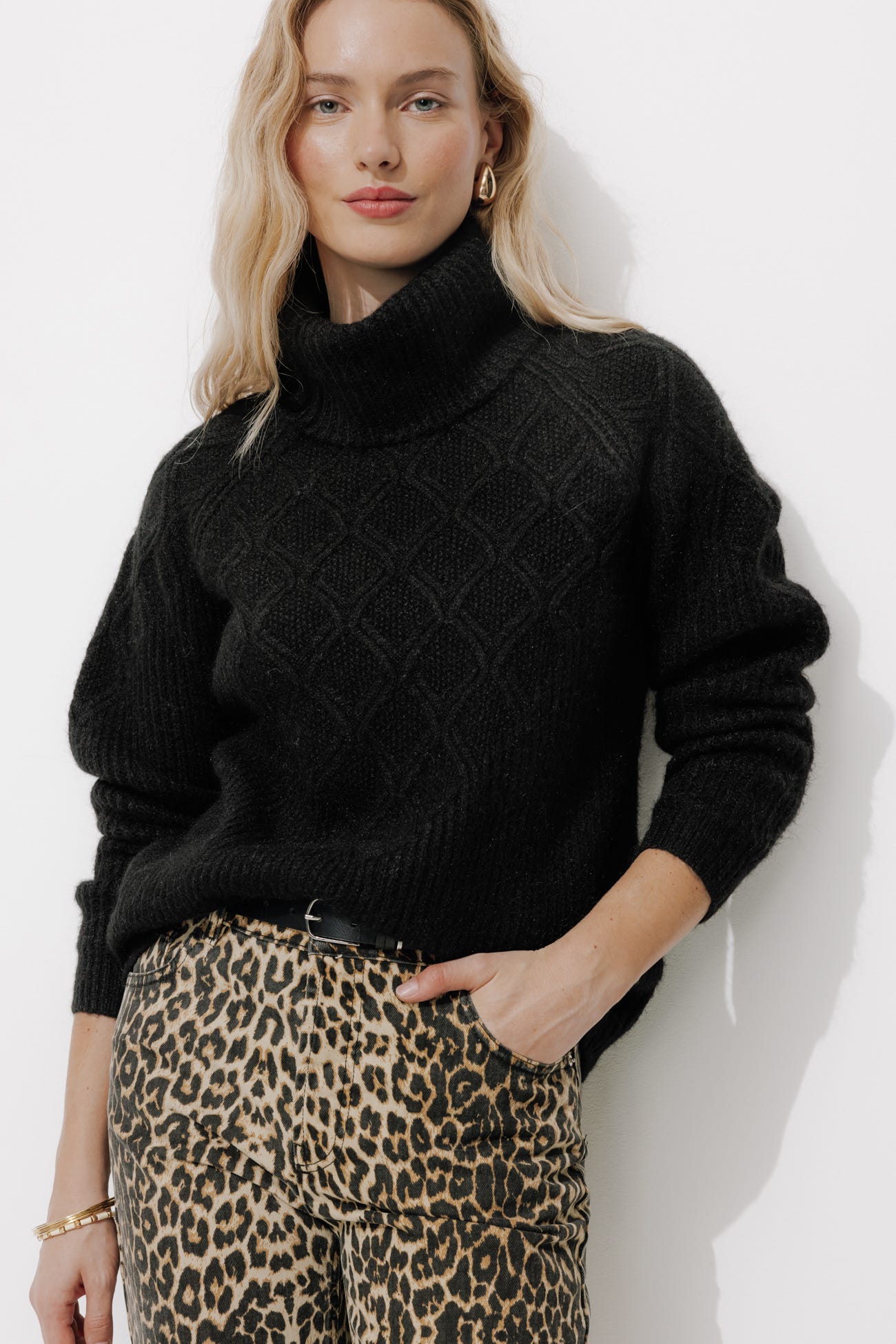 Jersey cuello vuelto