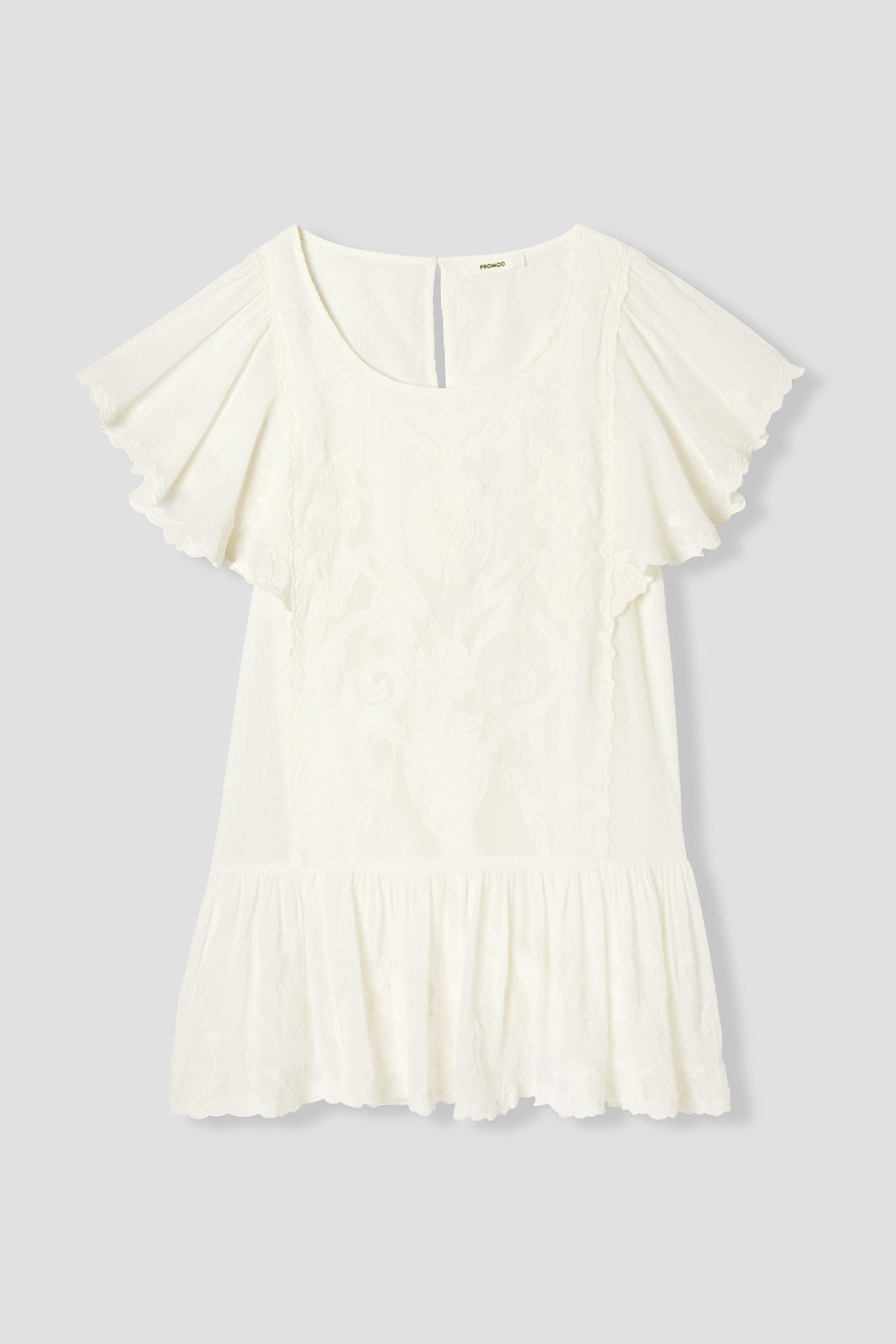 Vestido corto bordado