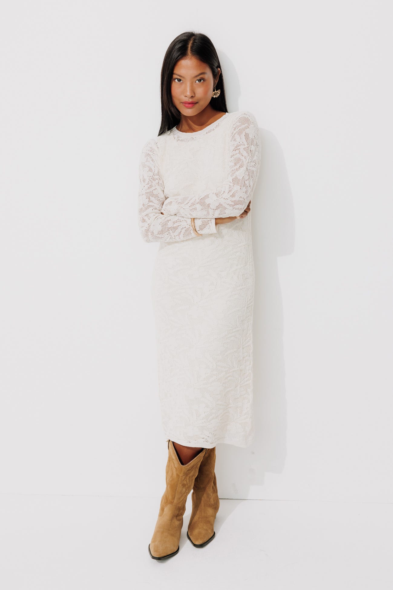 Robe au crochet Femme