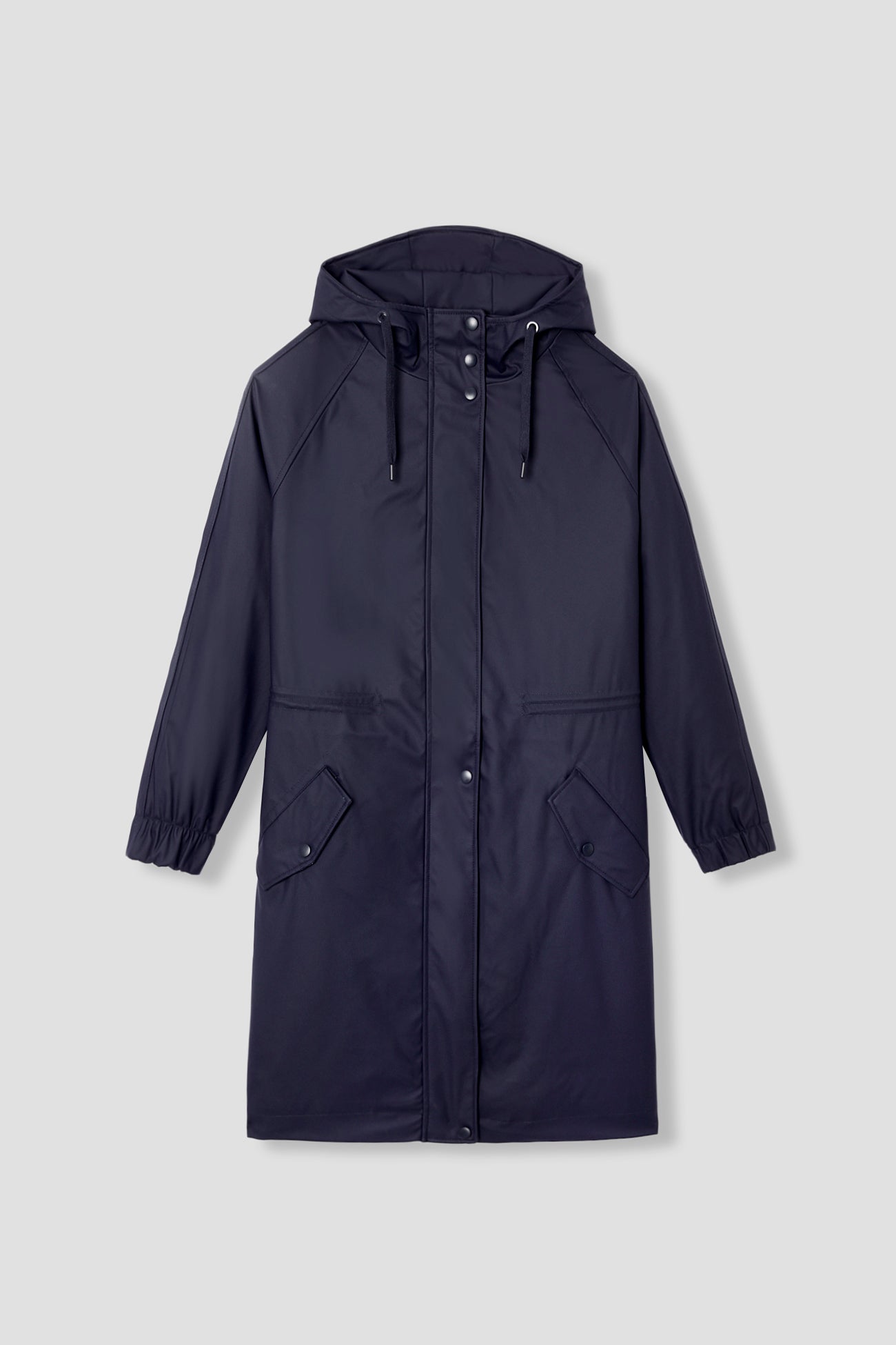 Parka impermeable lisa - Azul marino