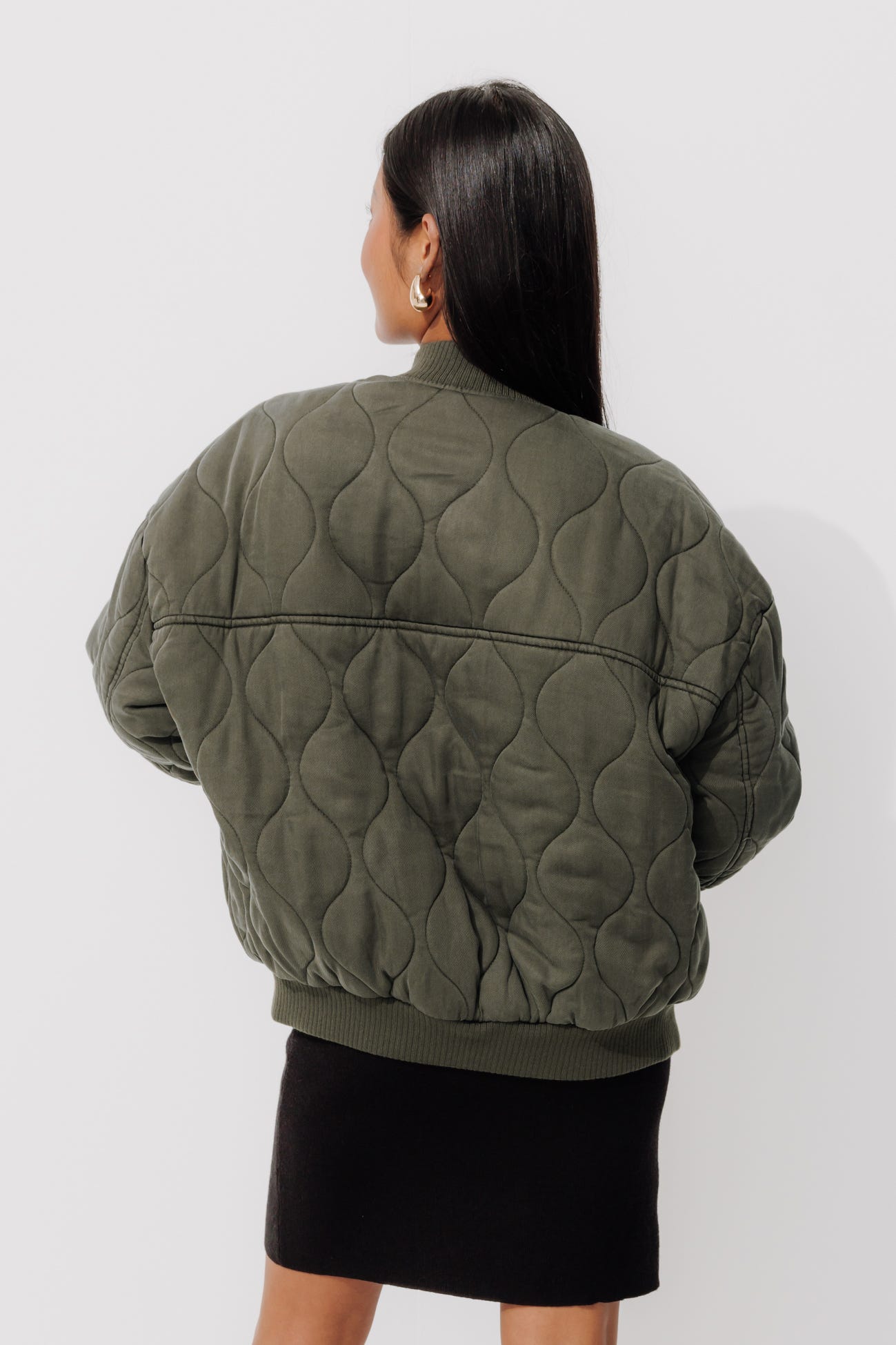 Bomber acolchada lyocell