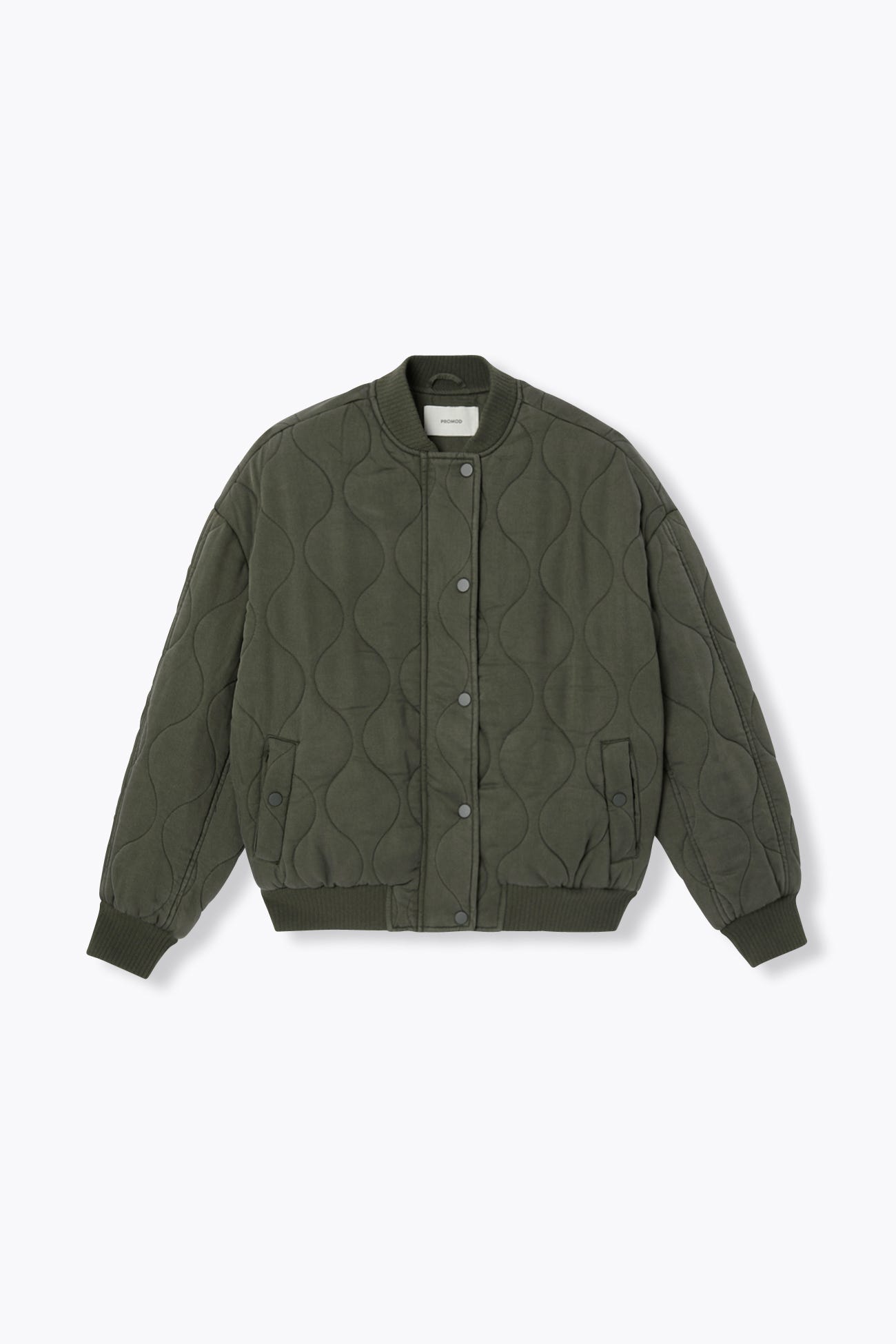 Bomber trapuntato in lyocell