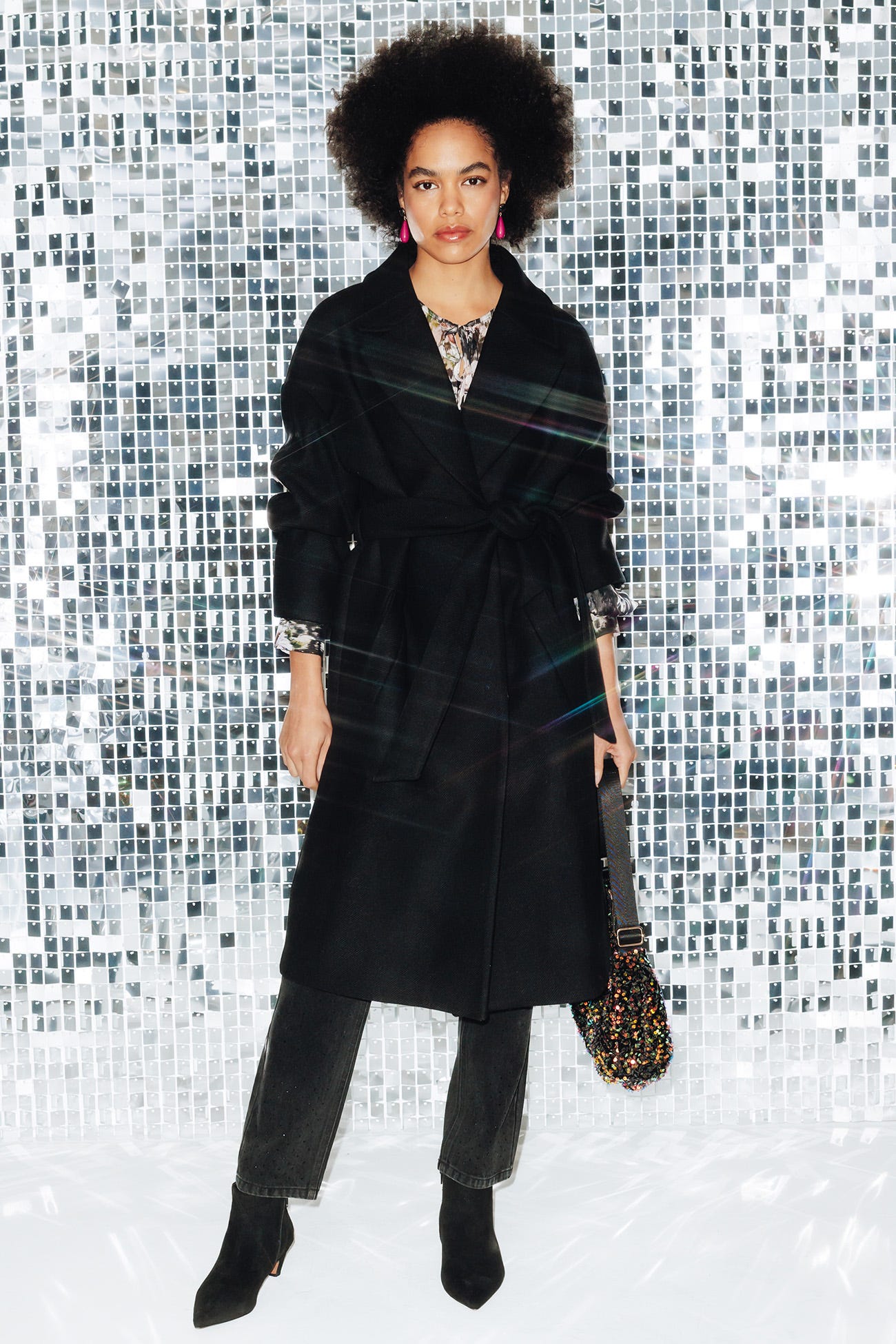 Mantel mit Wollanteil