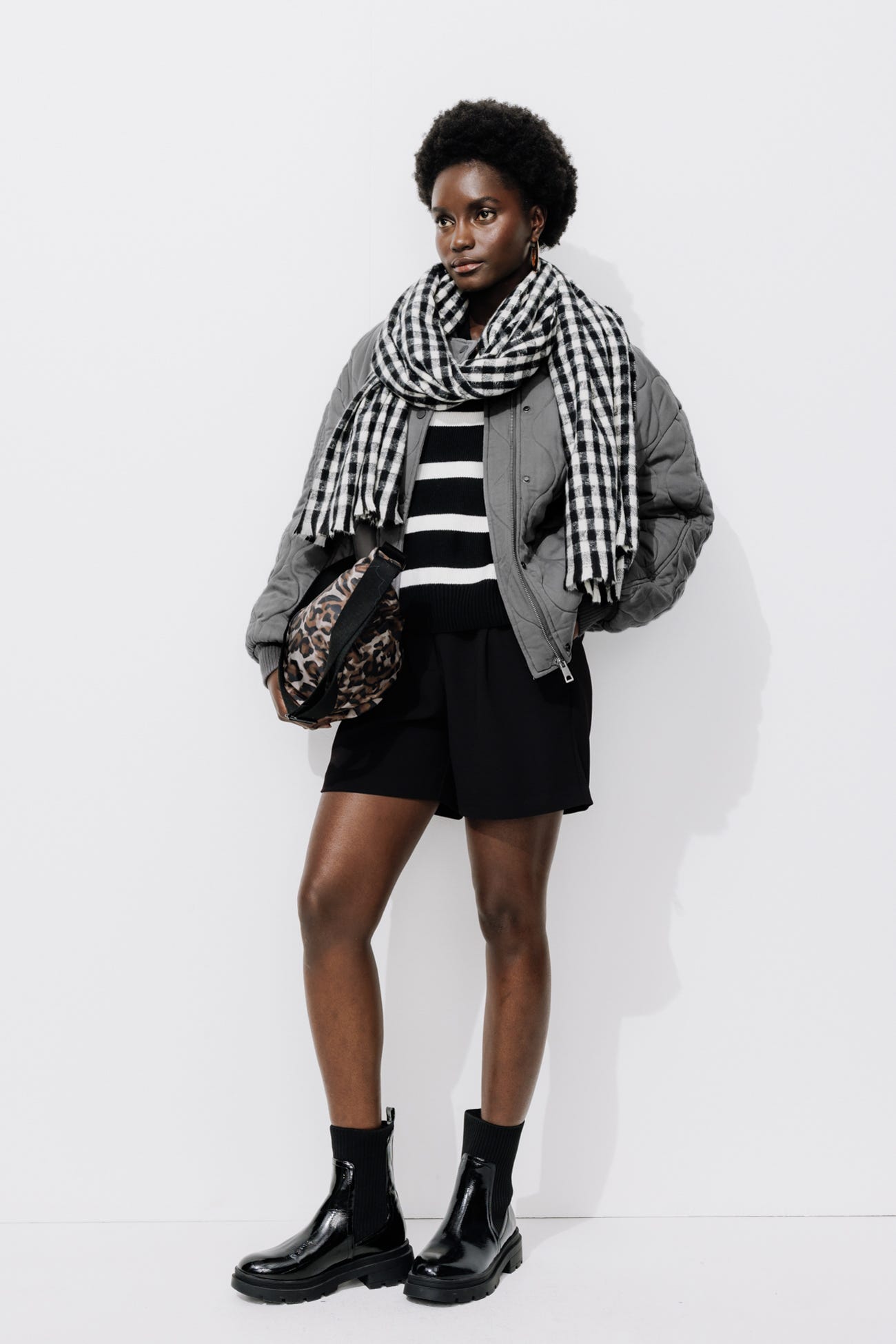 Bomber acolchada lyocell