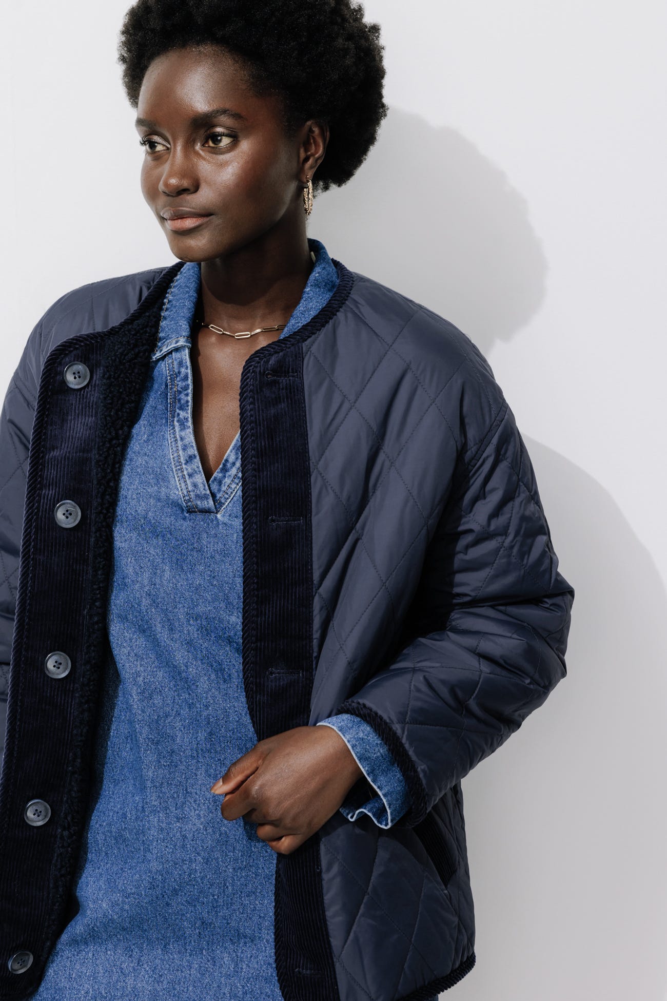 ADELE reversible fleece jacket