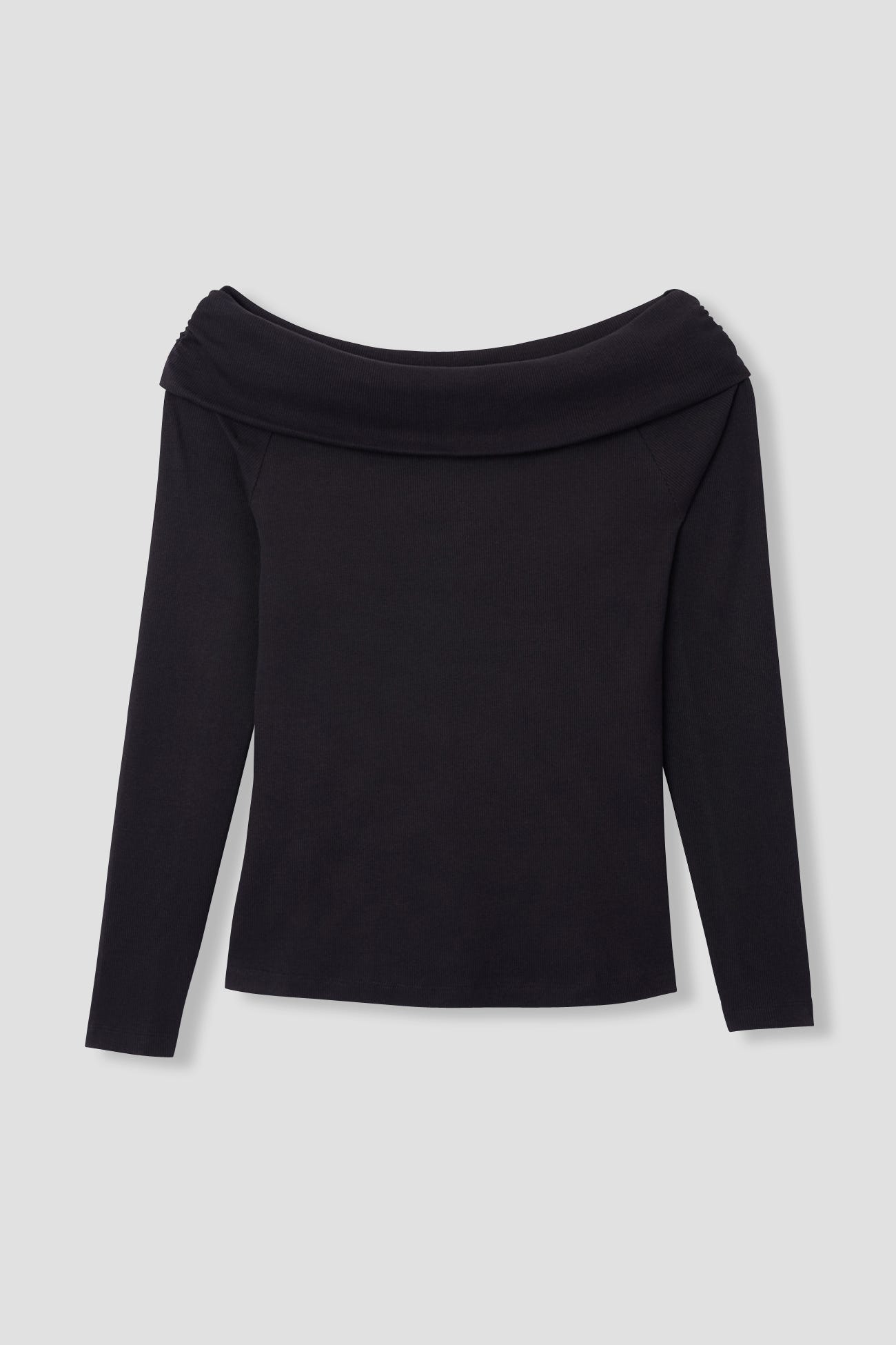 T-shirt col Bardot Femme