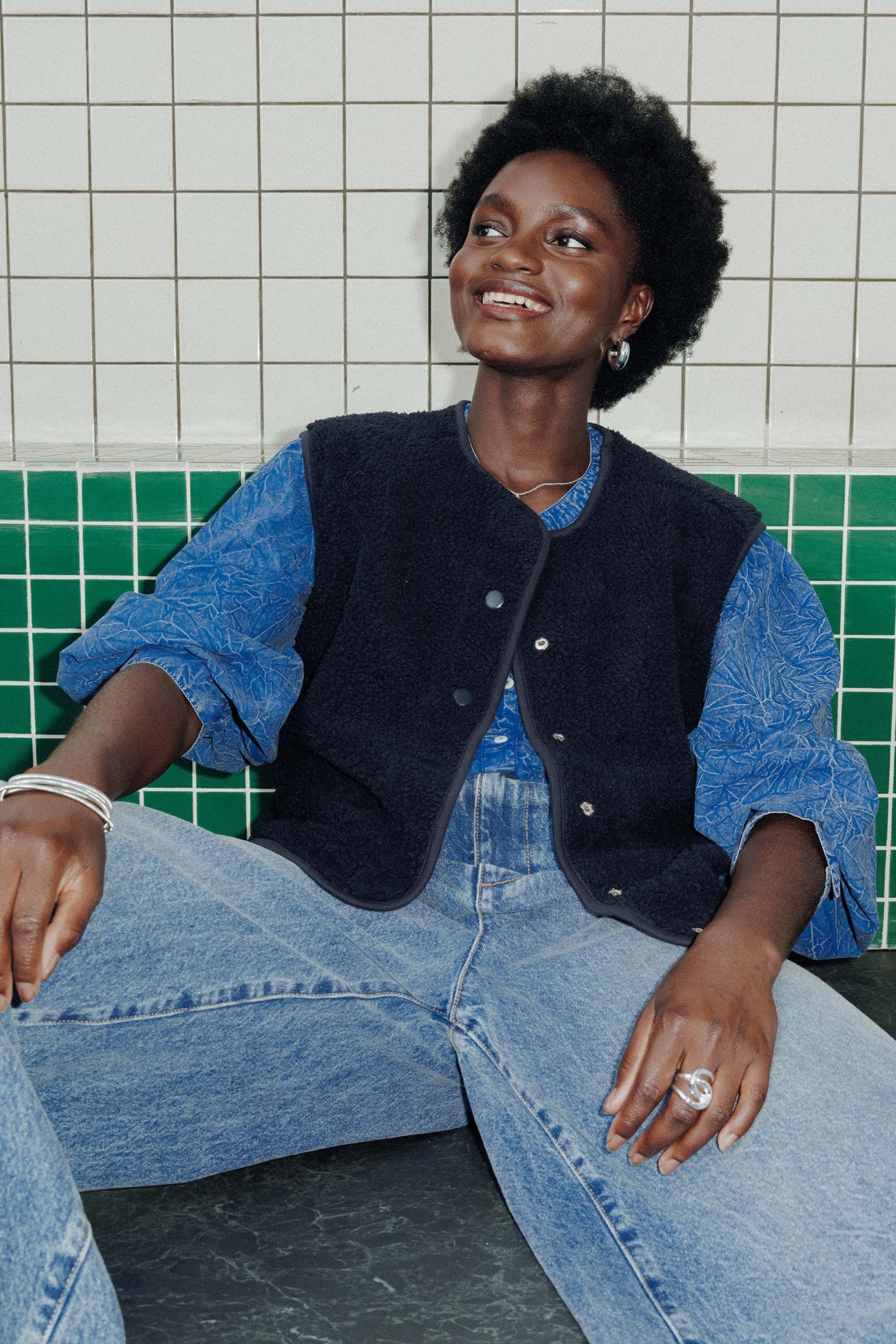 Dwustronny bezrękawnik