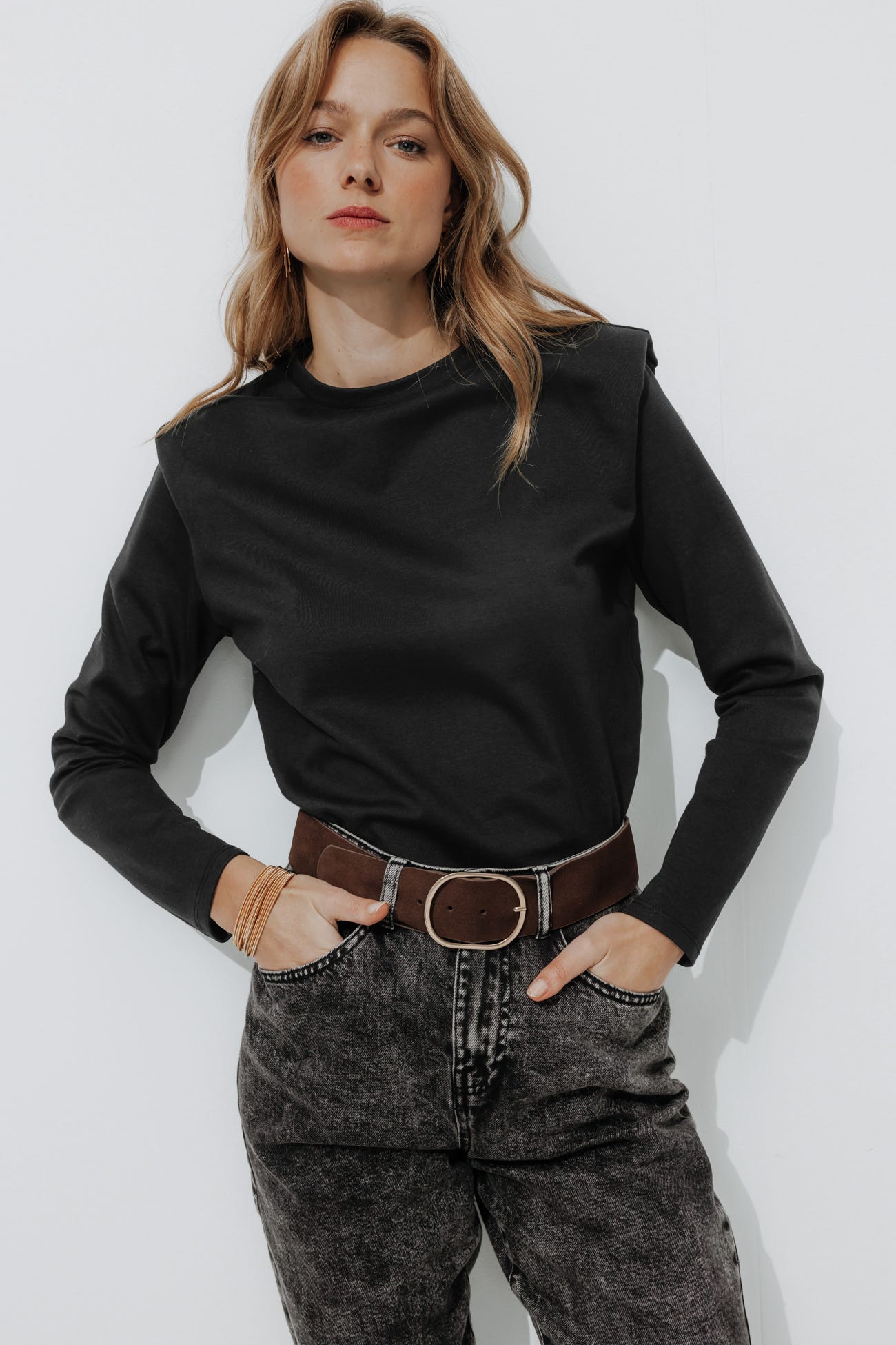 T-shirt à épaulettes Femme