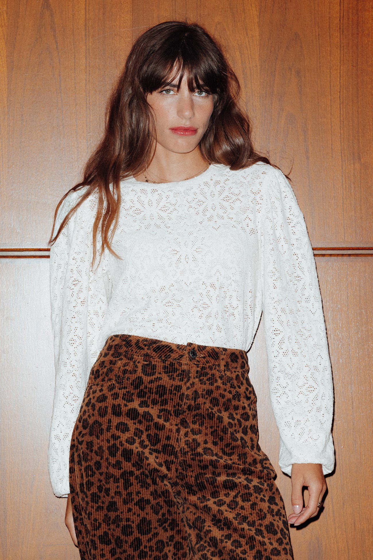 T-shirt ajouré Femme