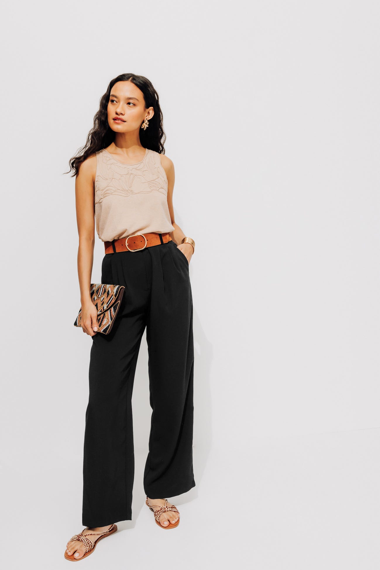 Pantalon de tailleur Femme