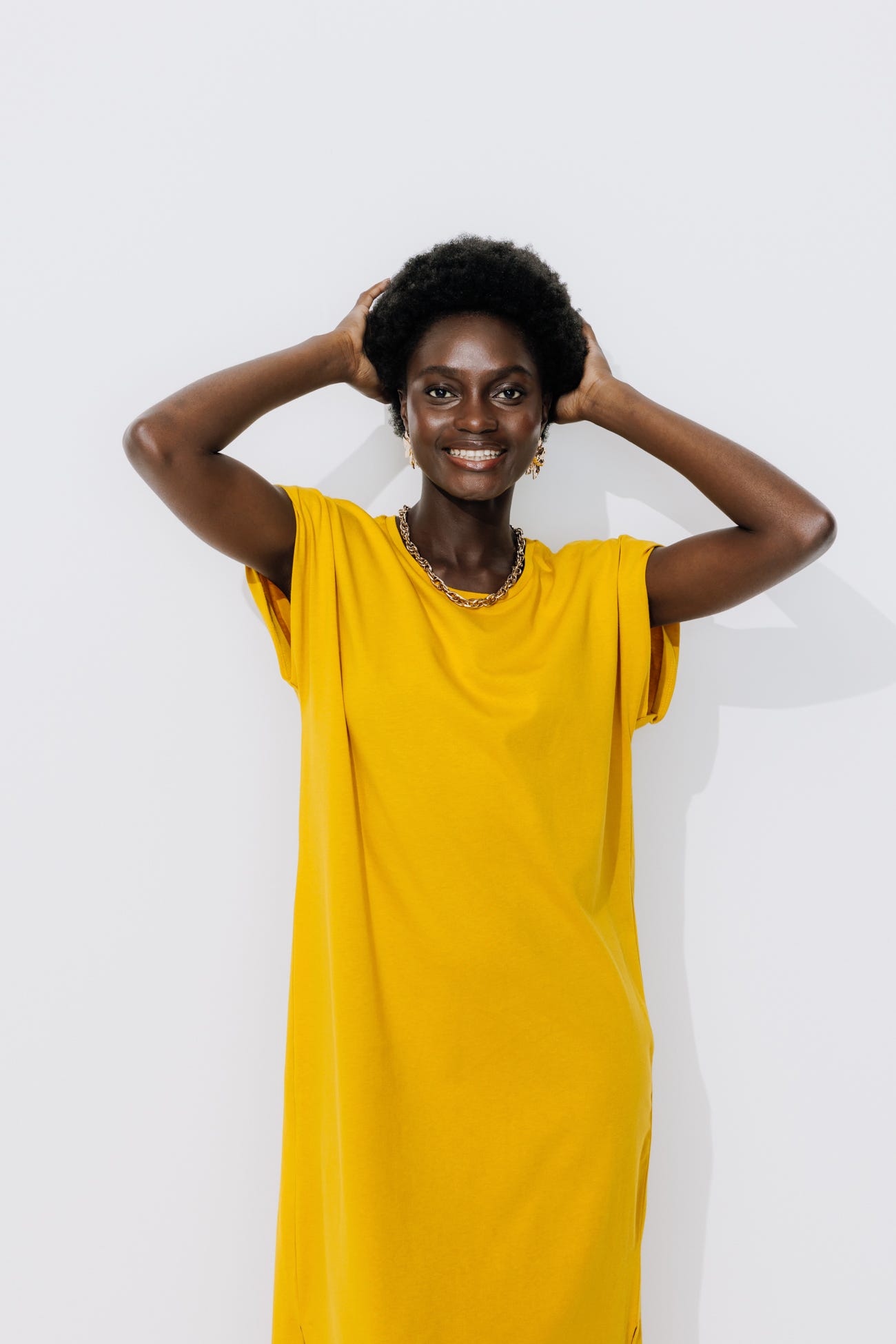 Langes T-Shirt-Kleid