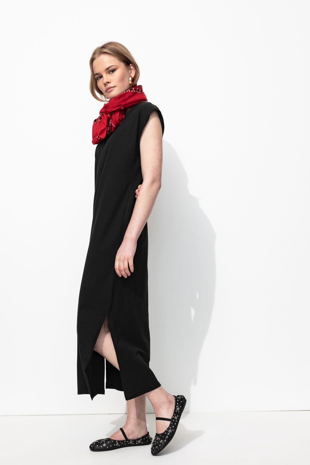 Abito lungo in maglina