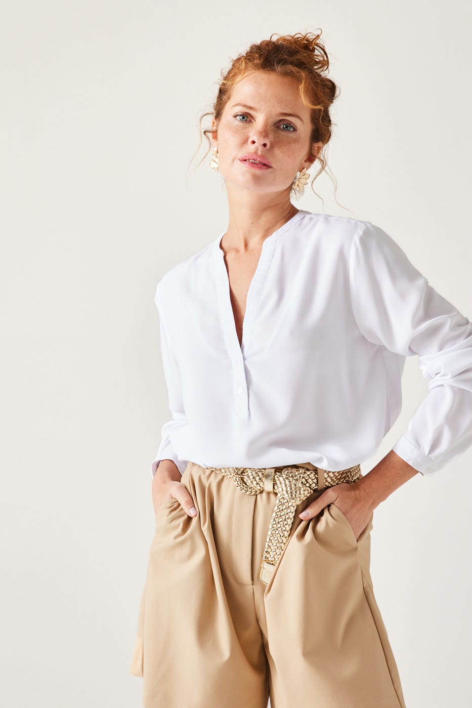 Blouse droite Femme