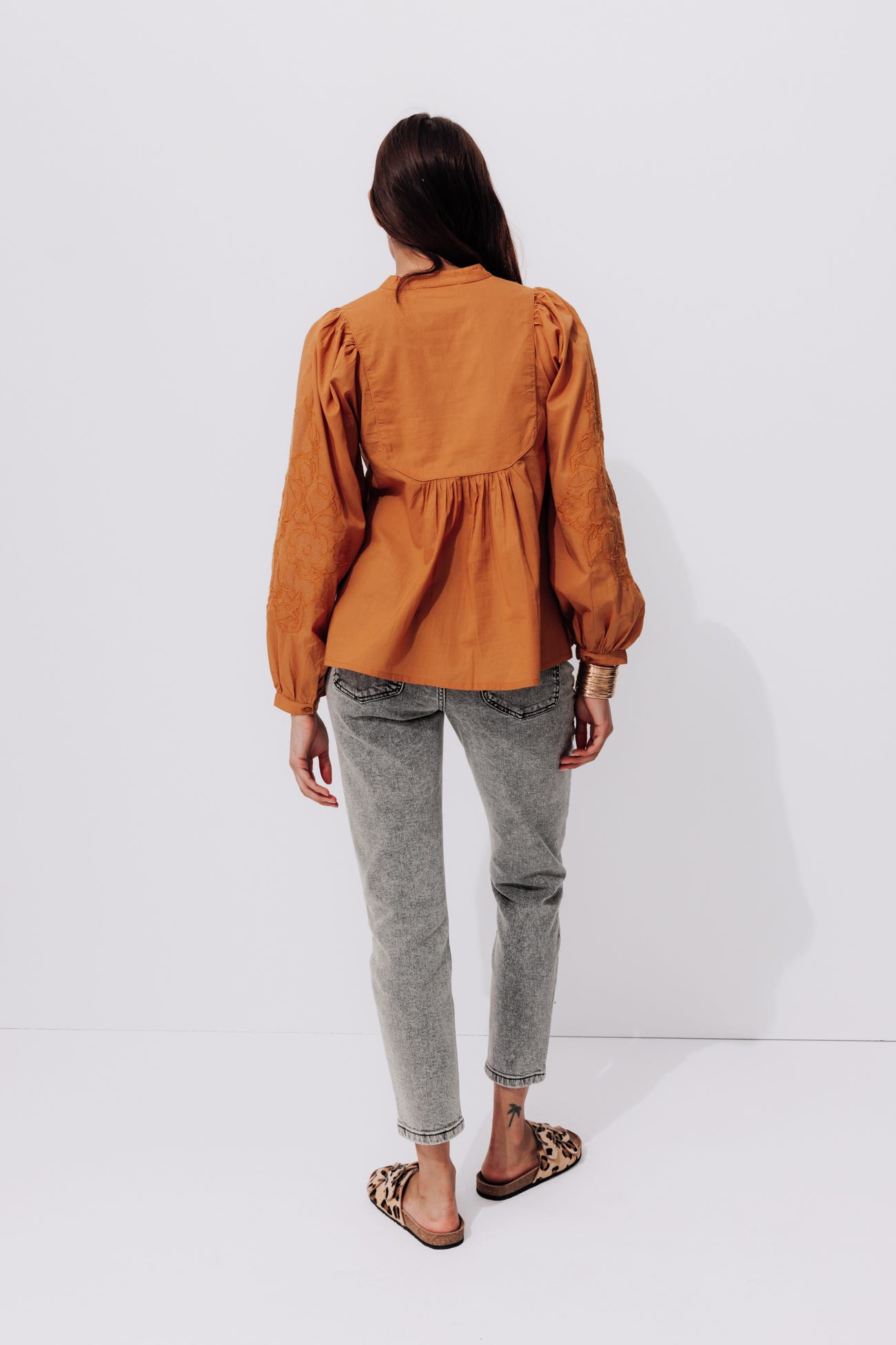GASTON slim-leg cropped jeans