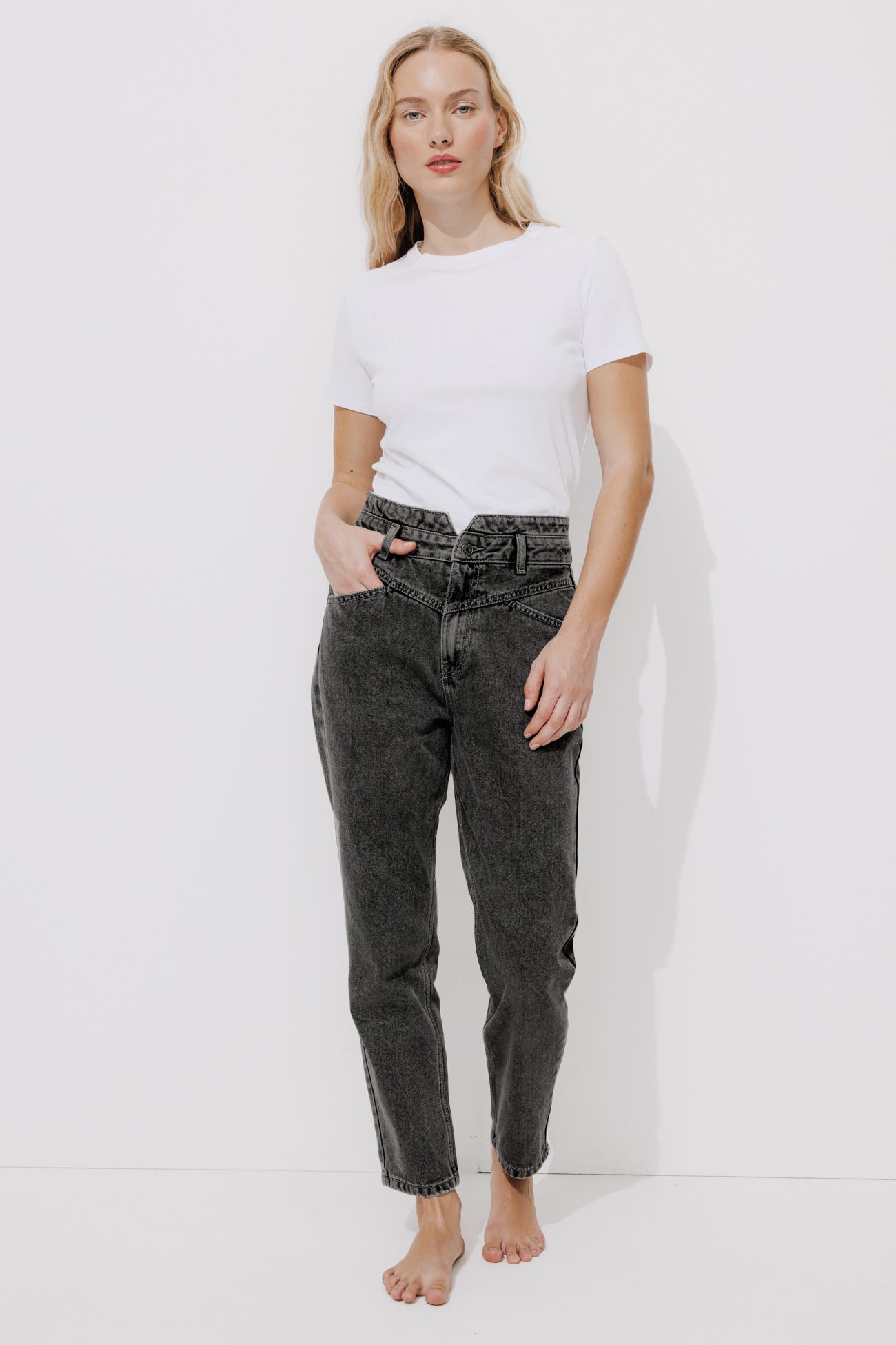 Jean mom taille haute MARCEL