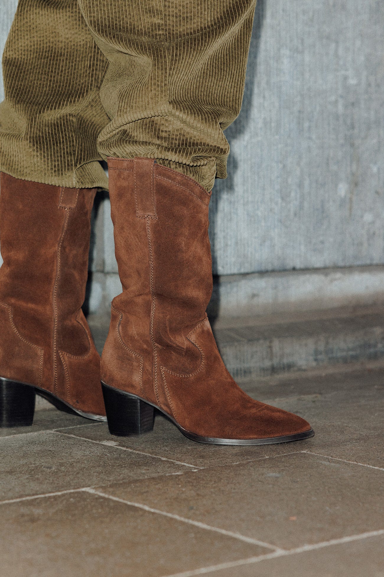Bottes en cuir western