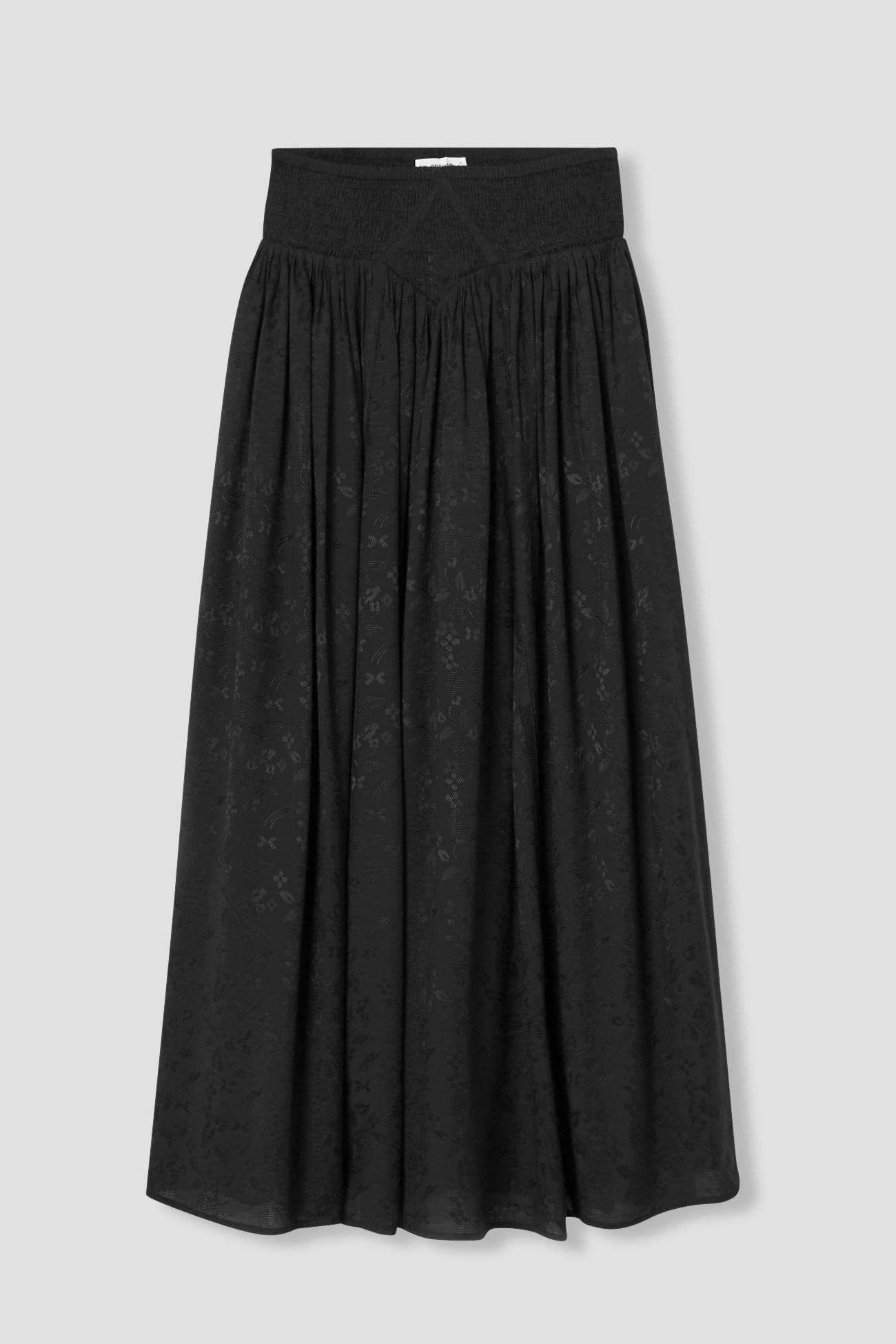 Jupe longue smockée Femme