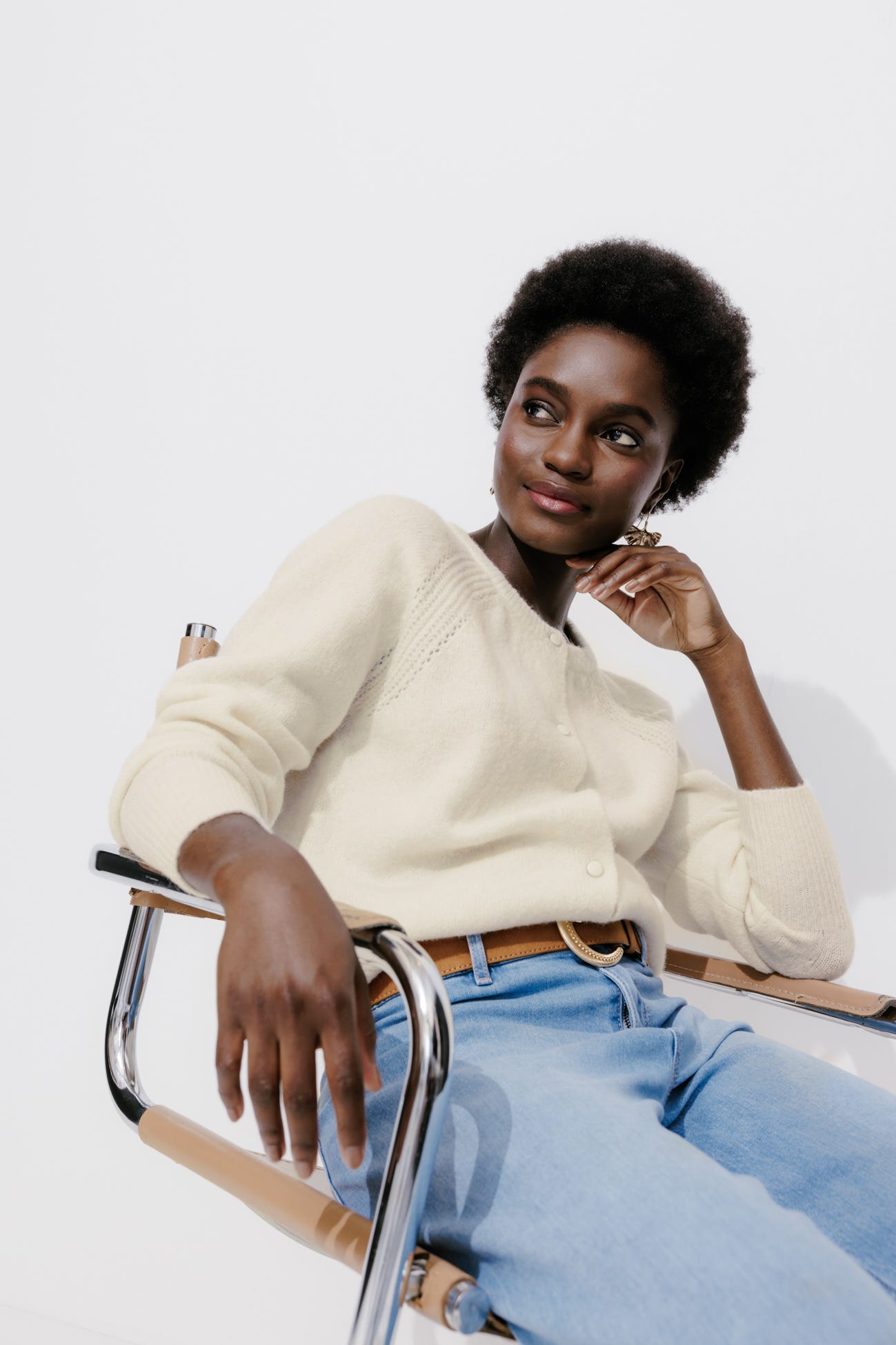 Cardigan boutonné Femme