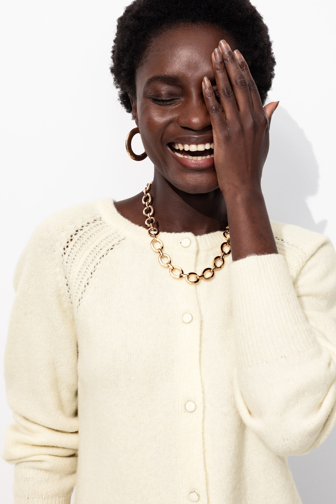 Cardigan boutonné Femme