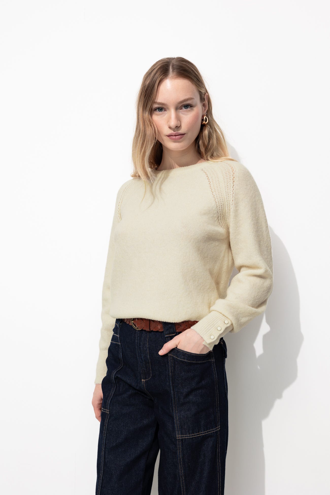 Jersey cuello redondo