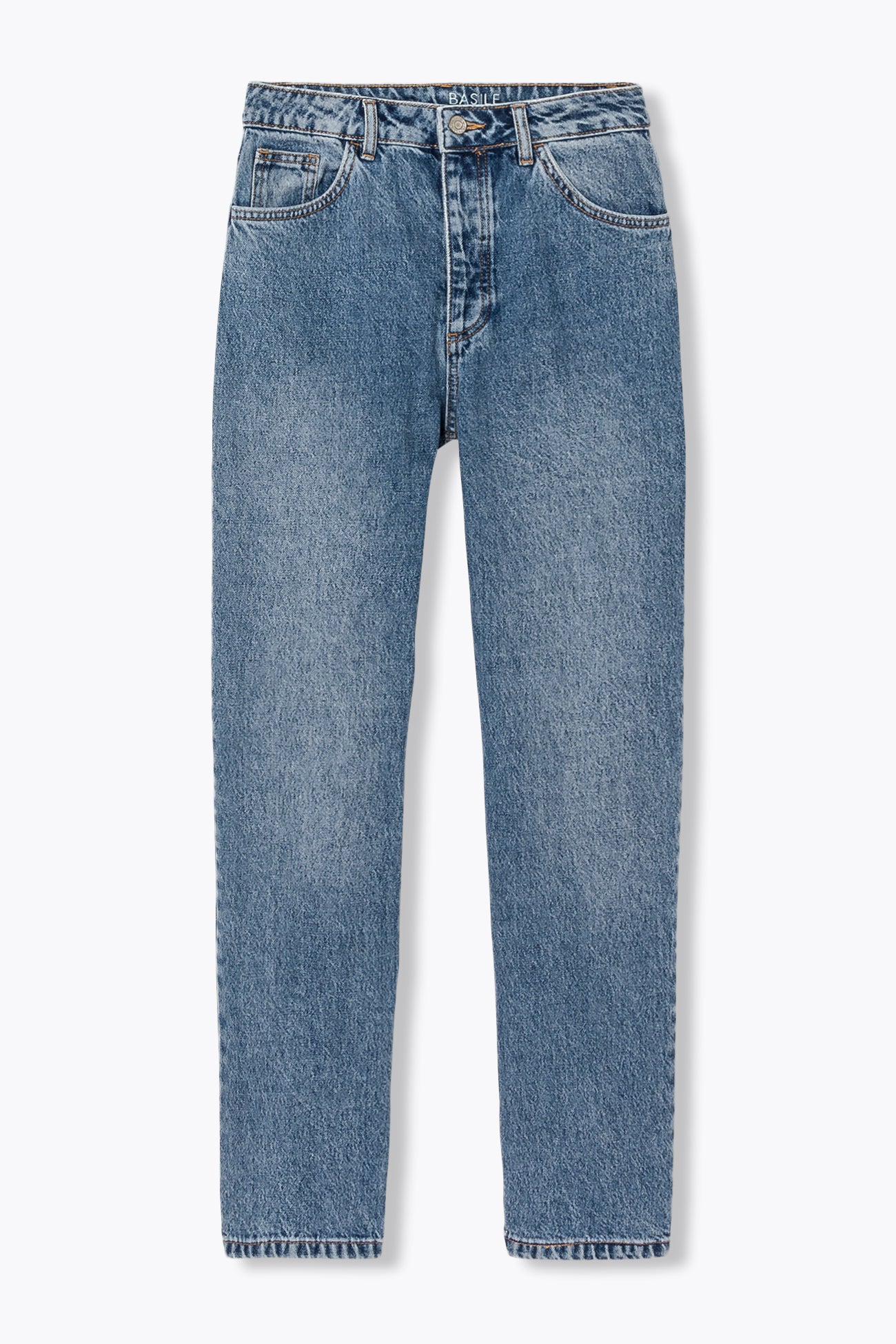 BASILE straight jeans - Medium denim