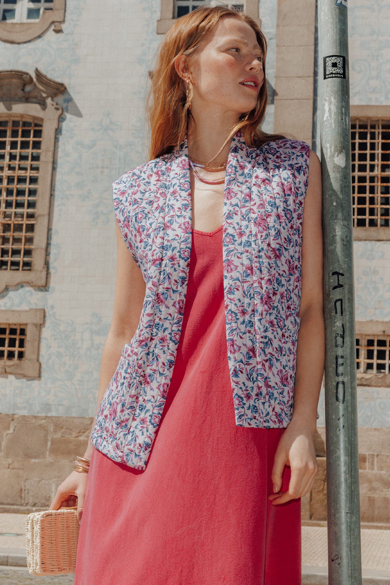 Veste matelassée imprimée