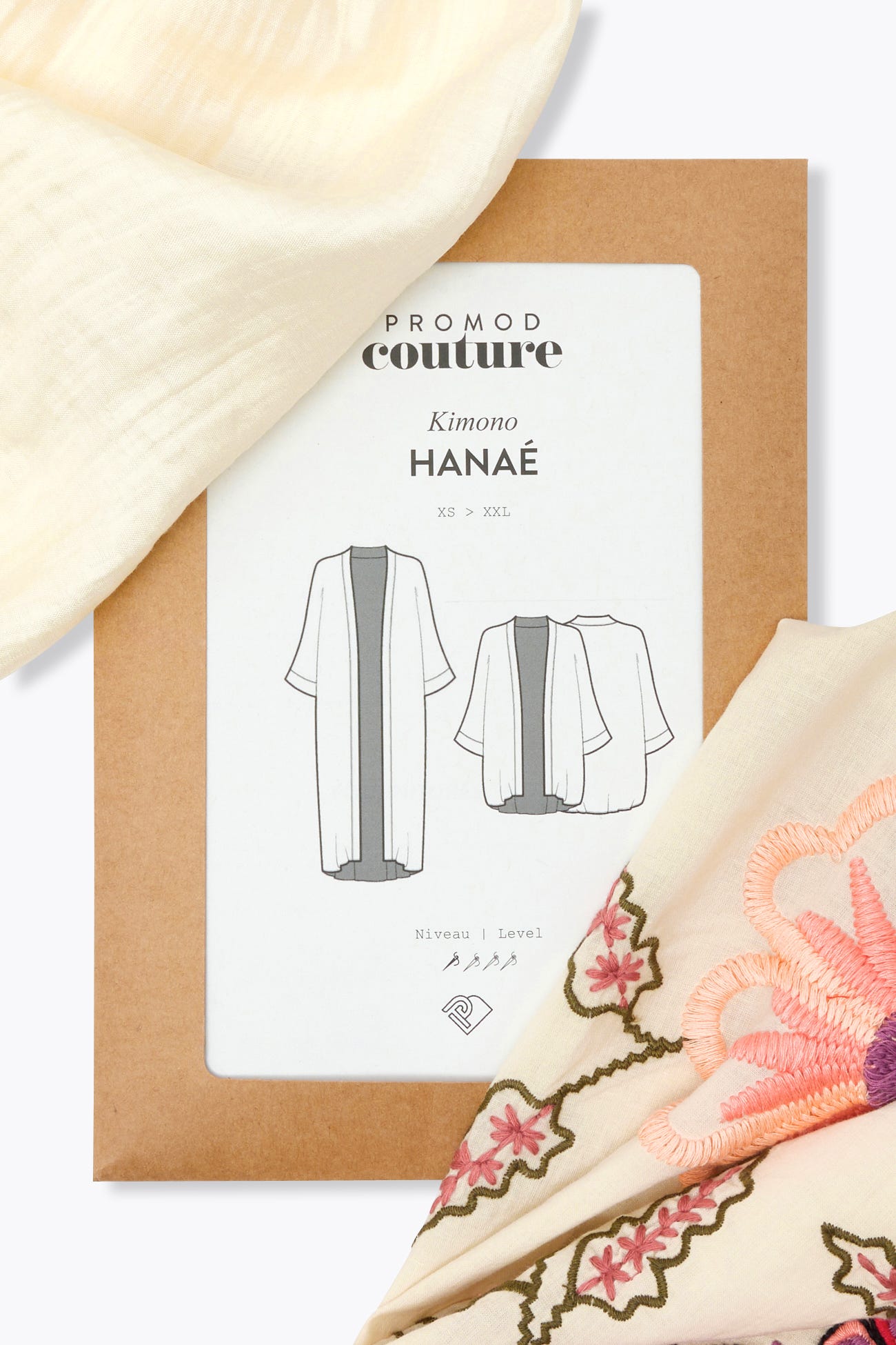 Patrón papel Kimono HANAÉ
