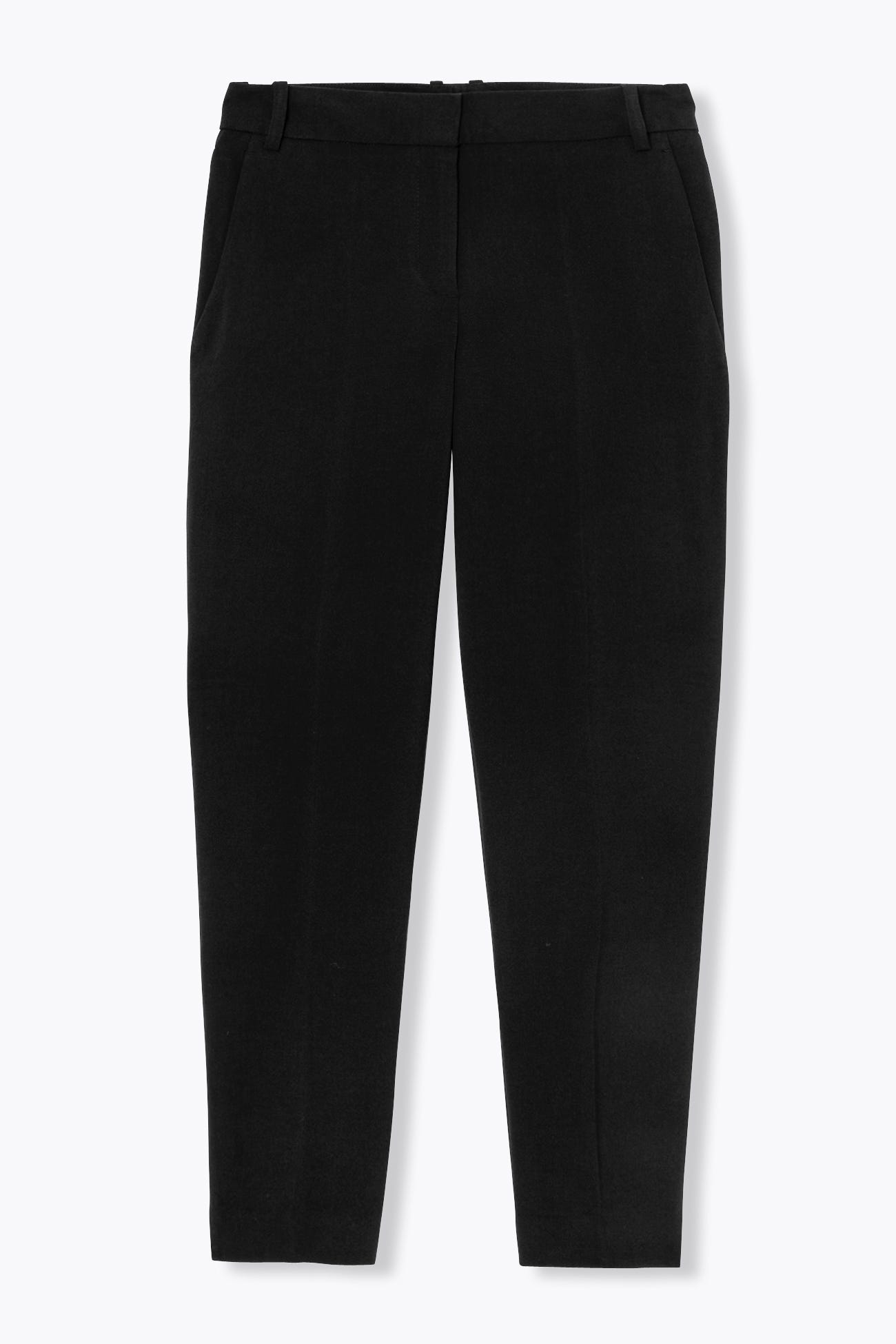 Pantalon cigarette uni Femme