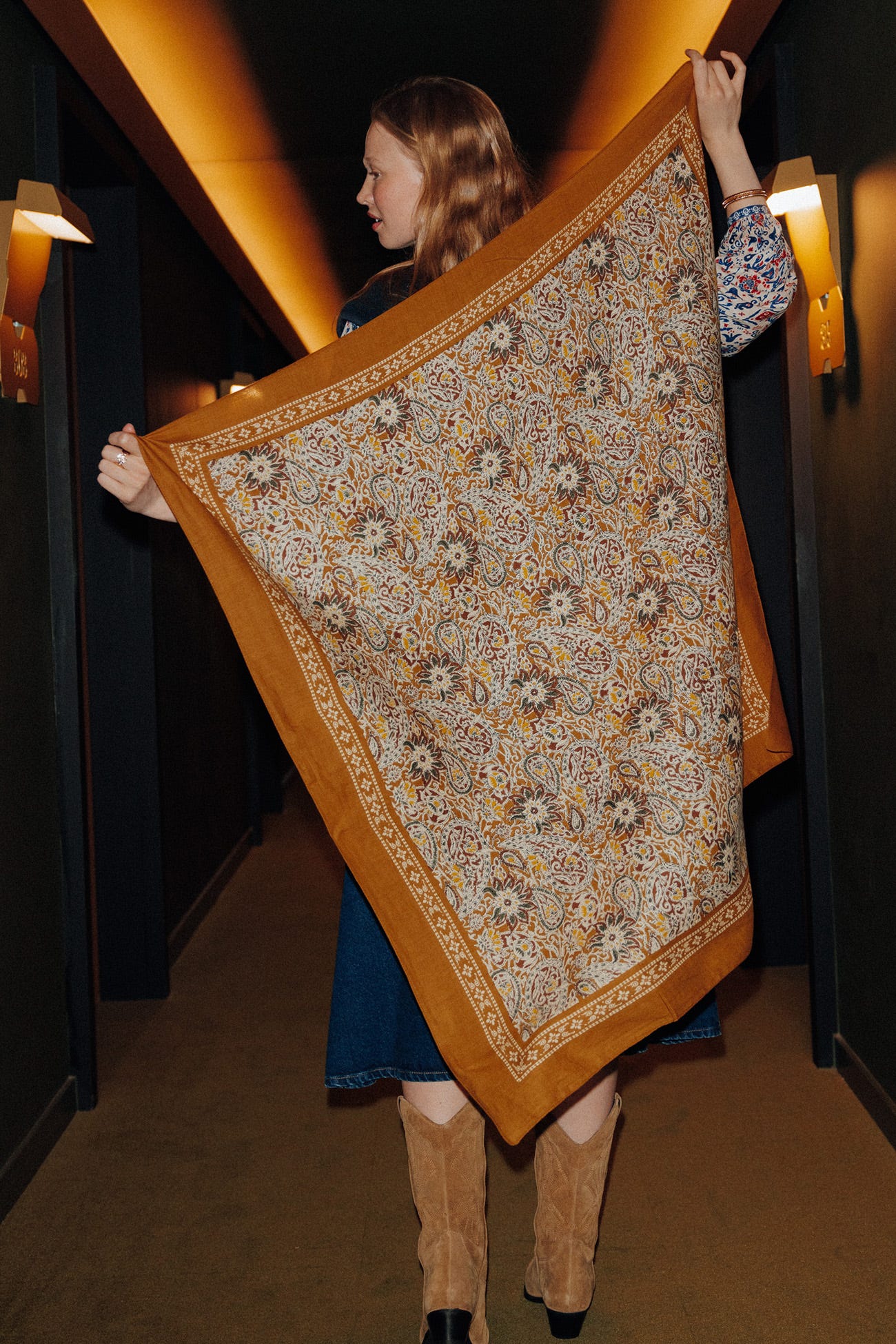 Foulard quadrato fantasia