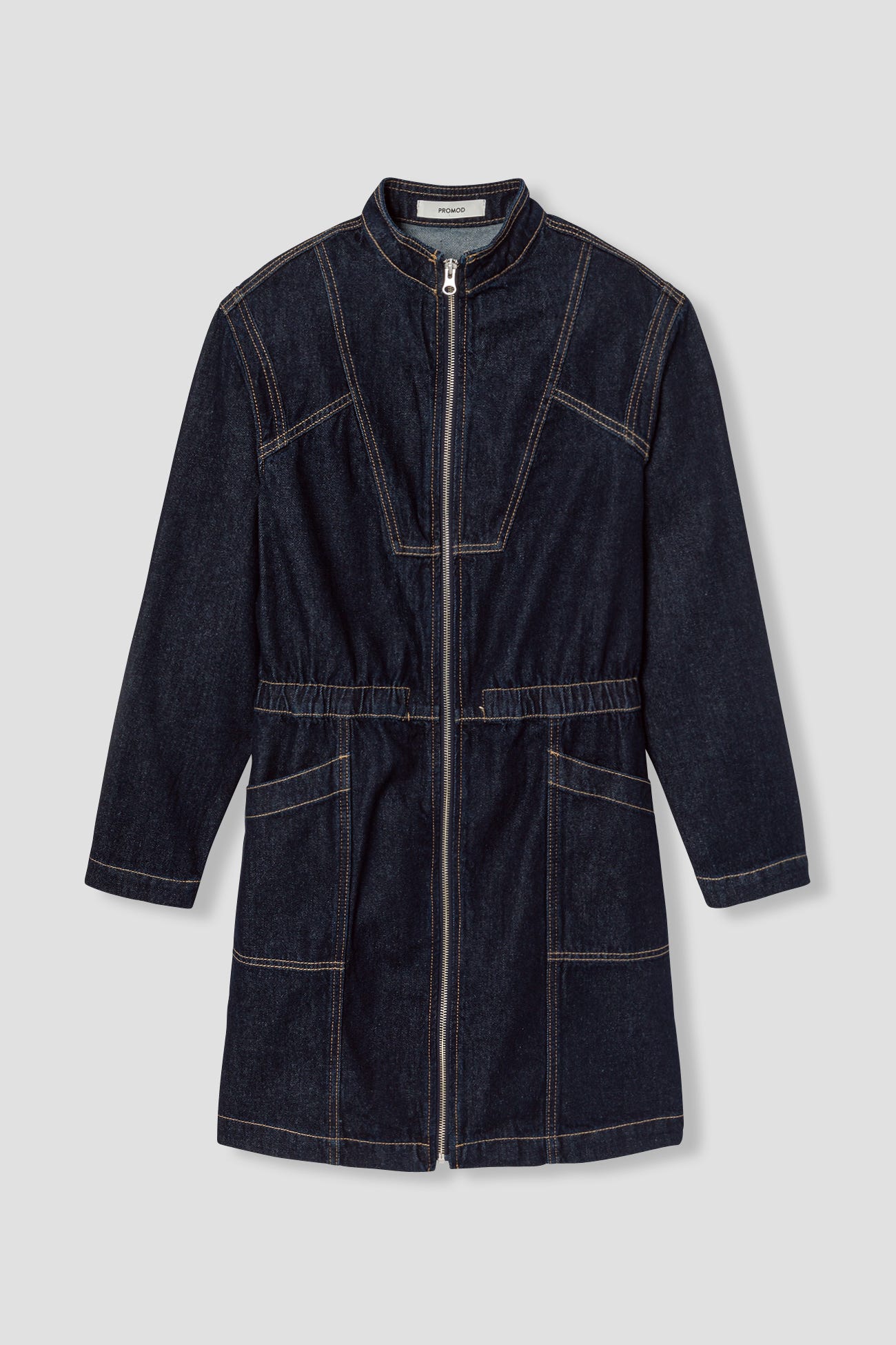 Robe courte denim brut Femme