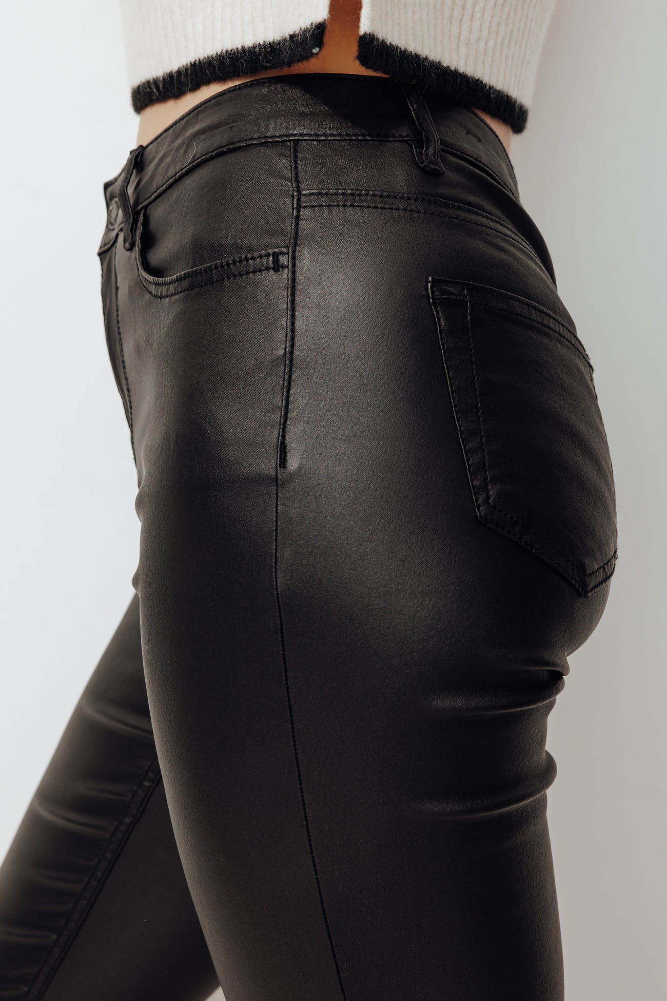 GASPARD coated skinny jeans