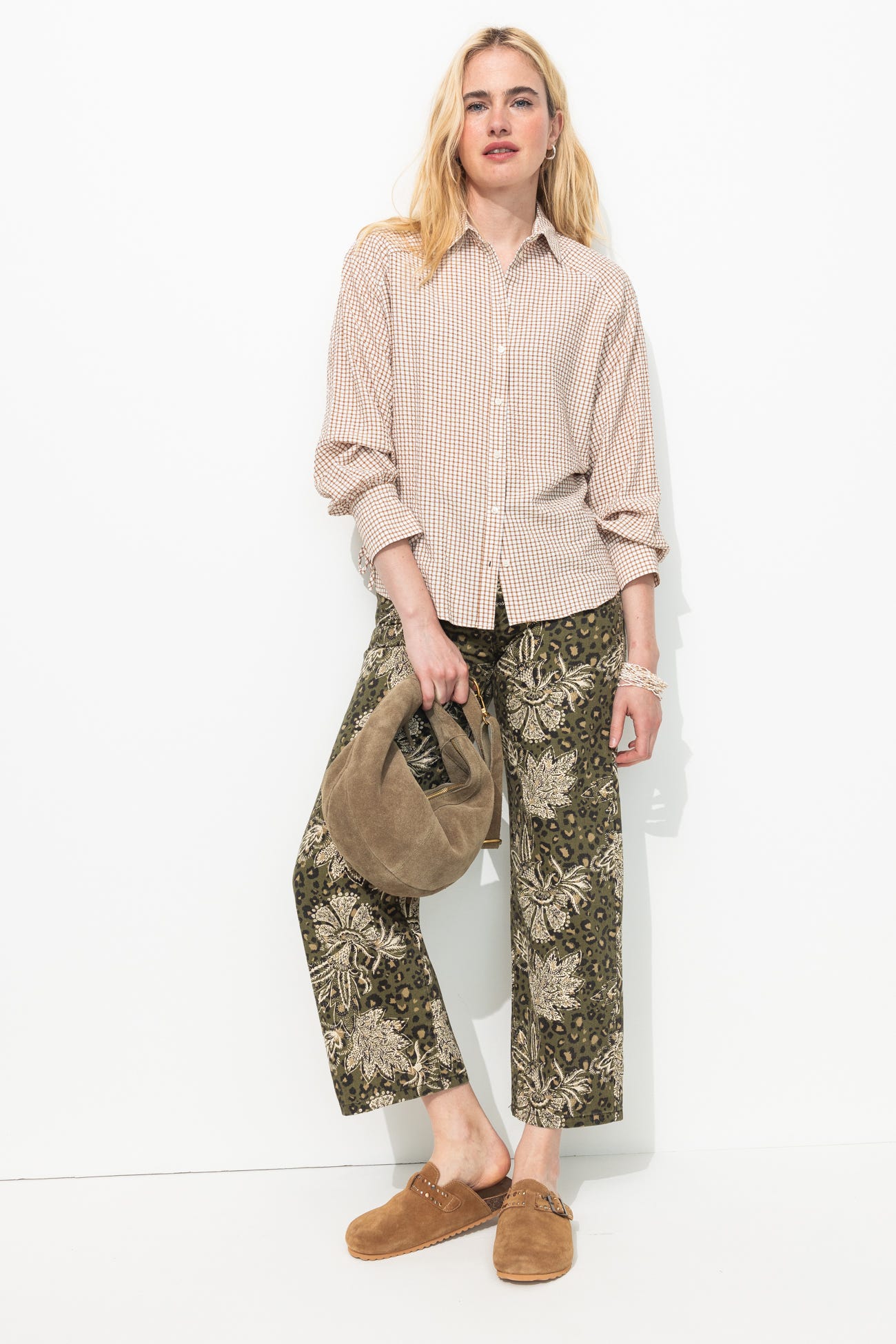 Pantalon imprimé Femme