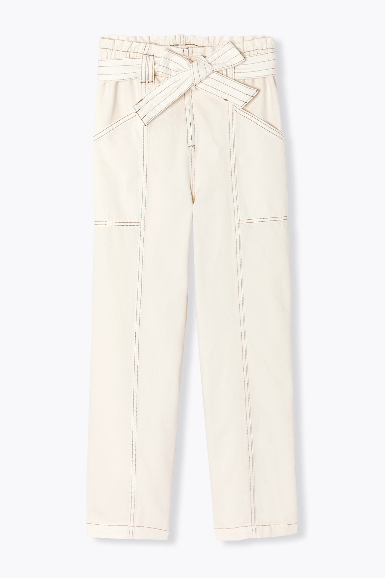 Pantalón barrel tiro alto