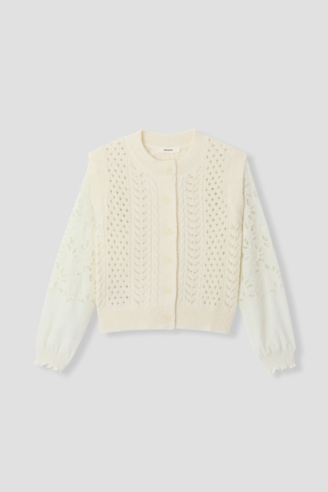 2 in 1 effect cardigan