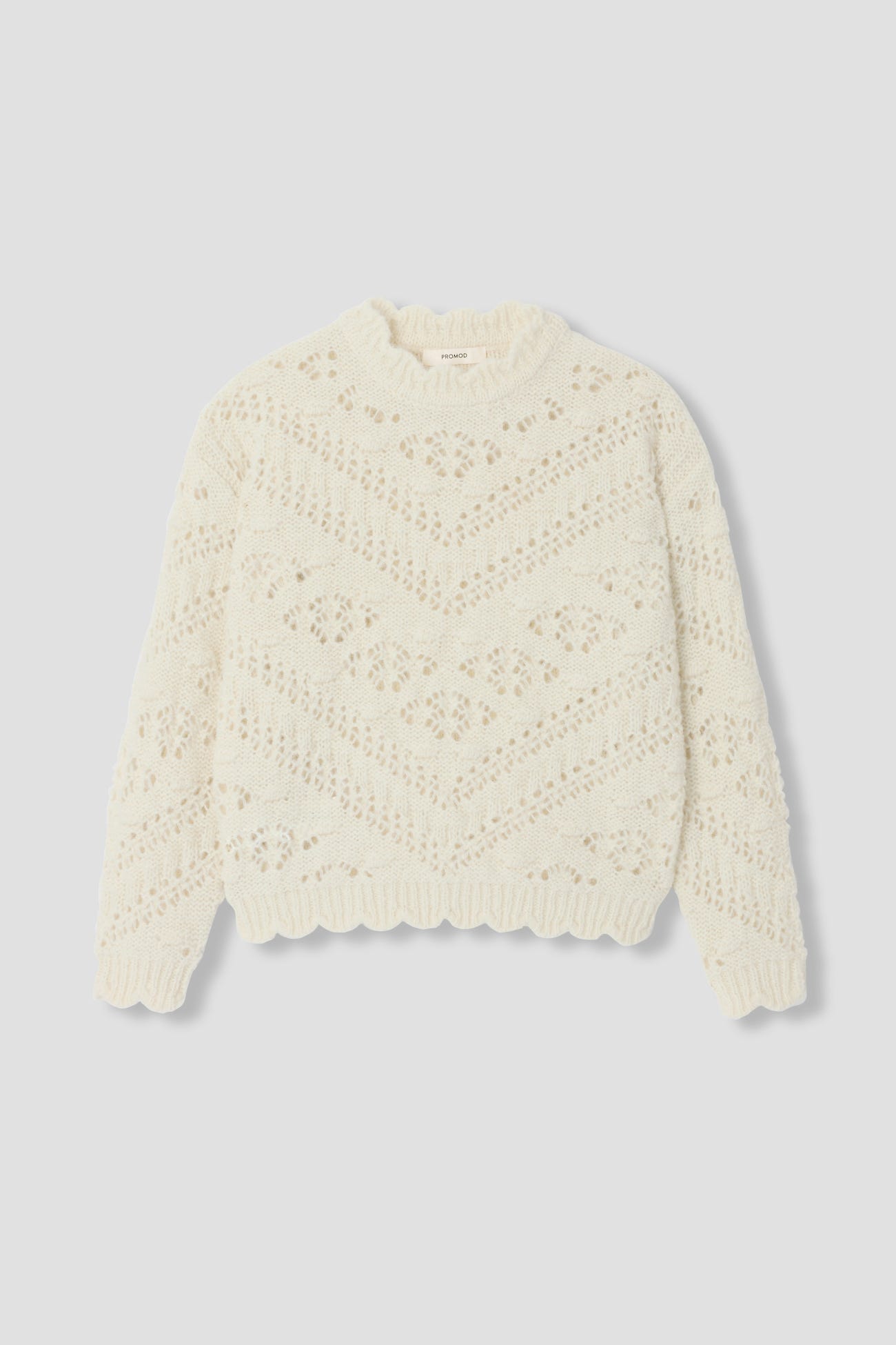 Jersey mullido calado